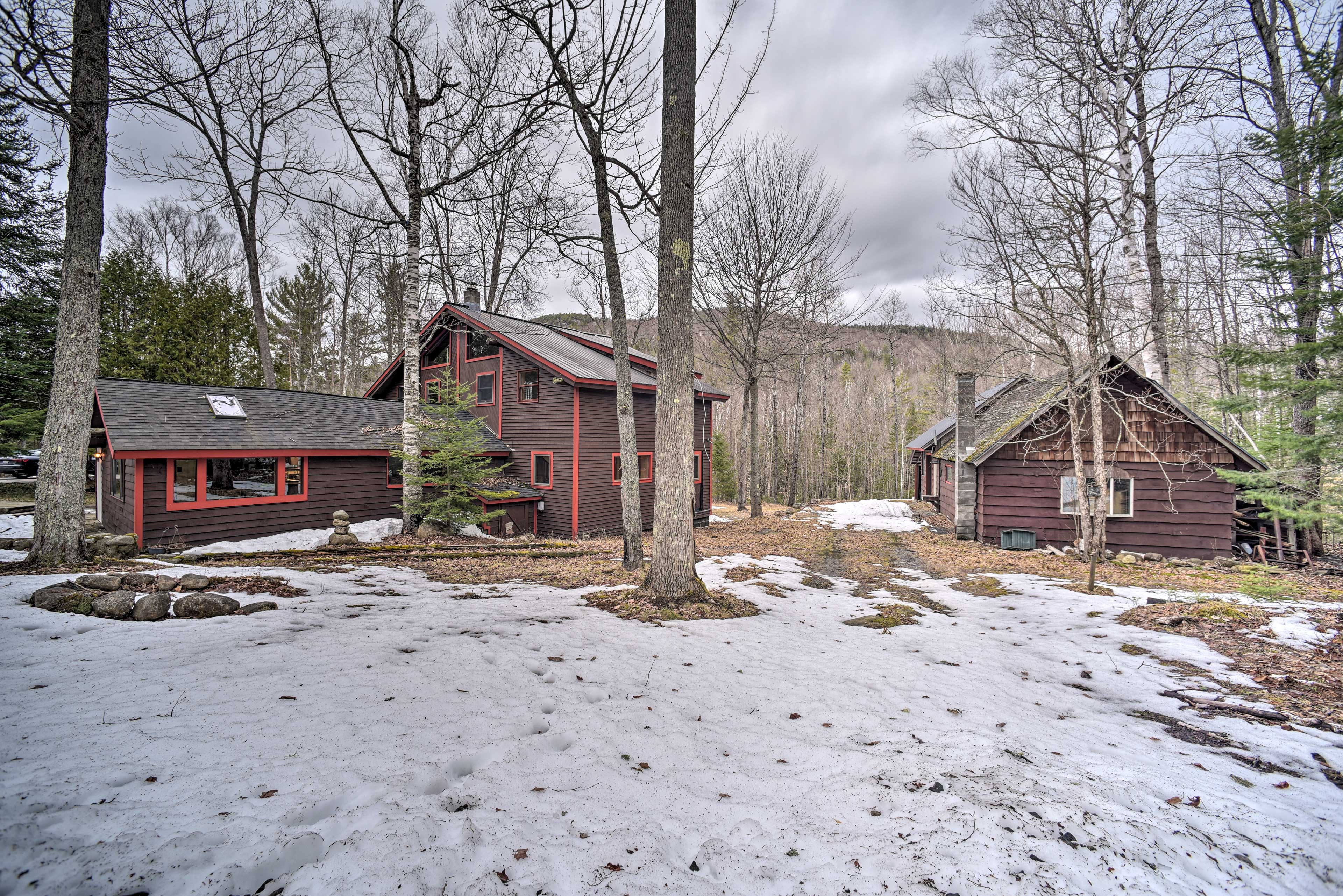 Property Image 2 - Saranac Lake Cabin w/ Deck: Pets Welcome!