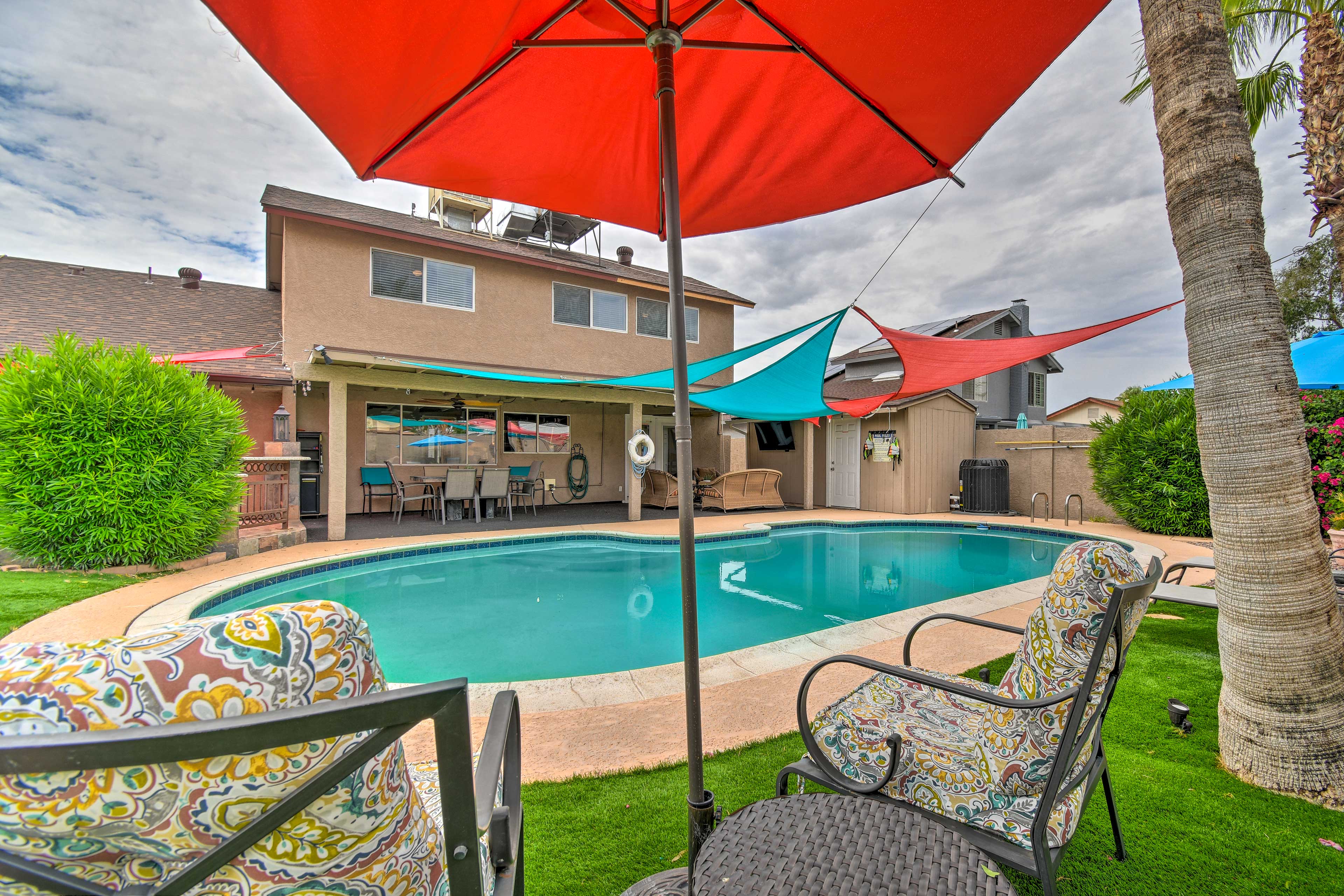 Property Image 1 - Relaxing Phoenix House w/ Hot Tub & Heated Pool!