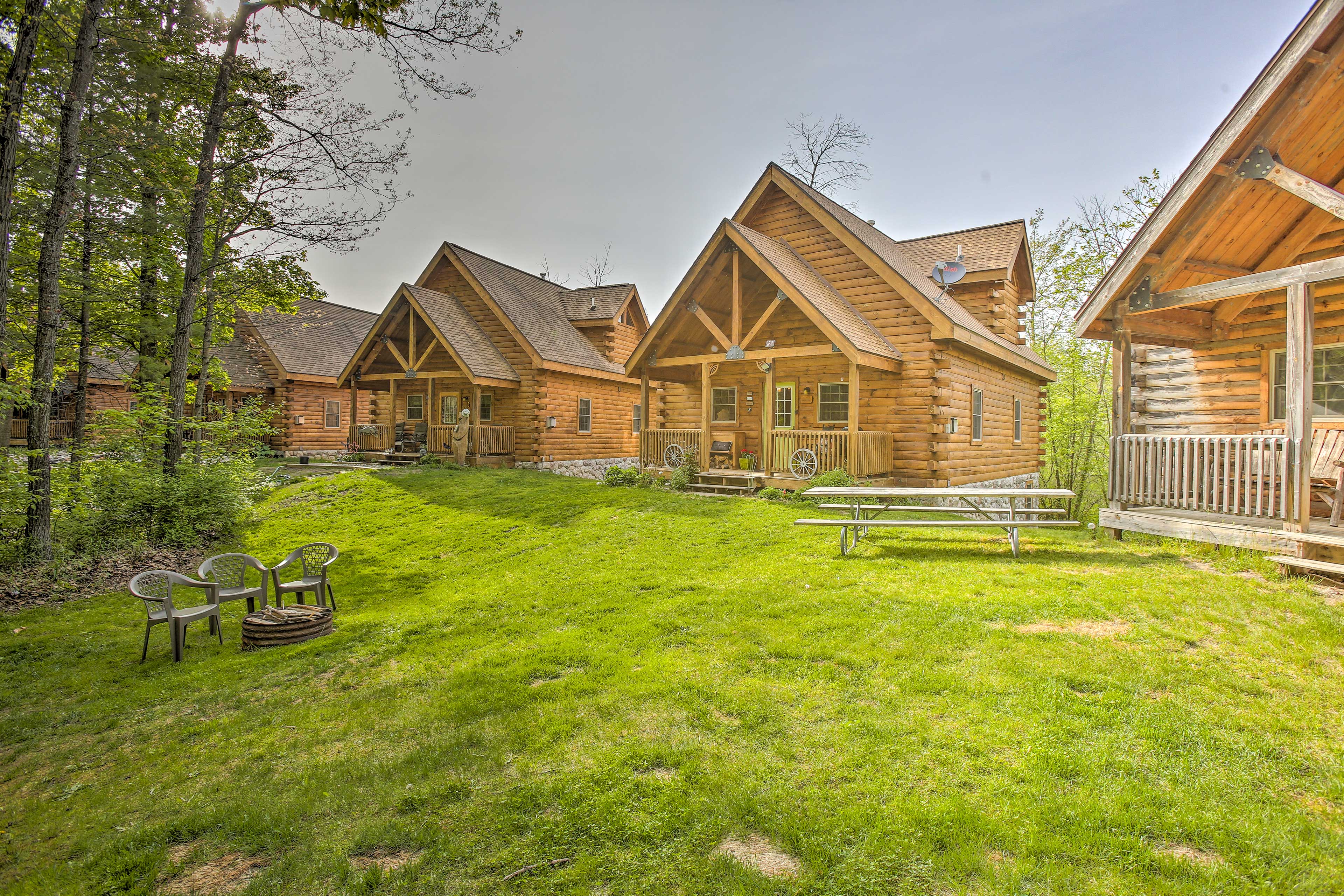 Property Image 2 - Resort Cabin w/ Fire Pit: Golf, Hike and Play!