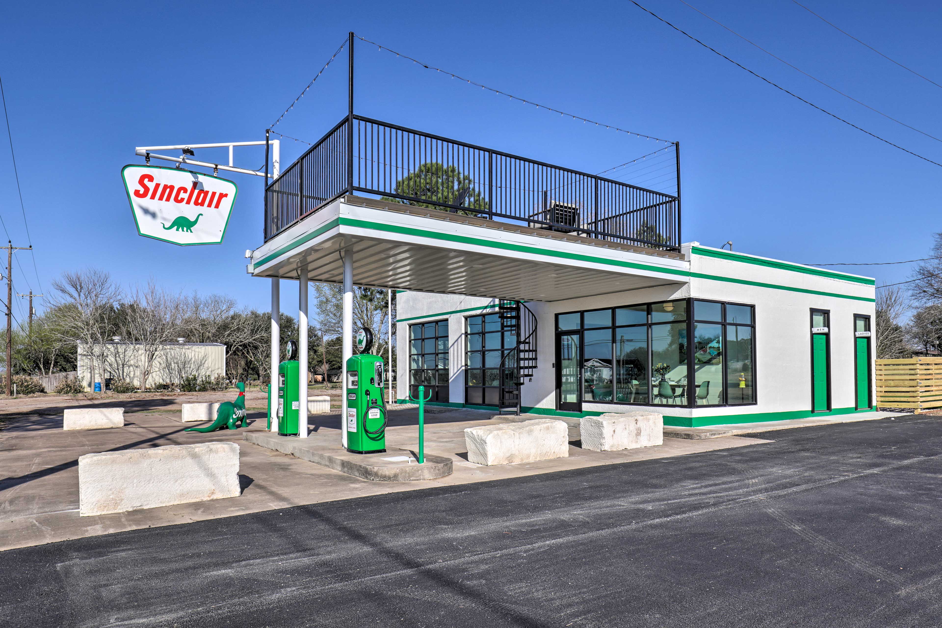 Property Image 1 - Unique Texas Home in Converted Gas Station!