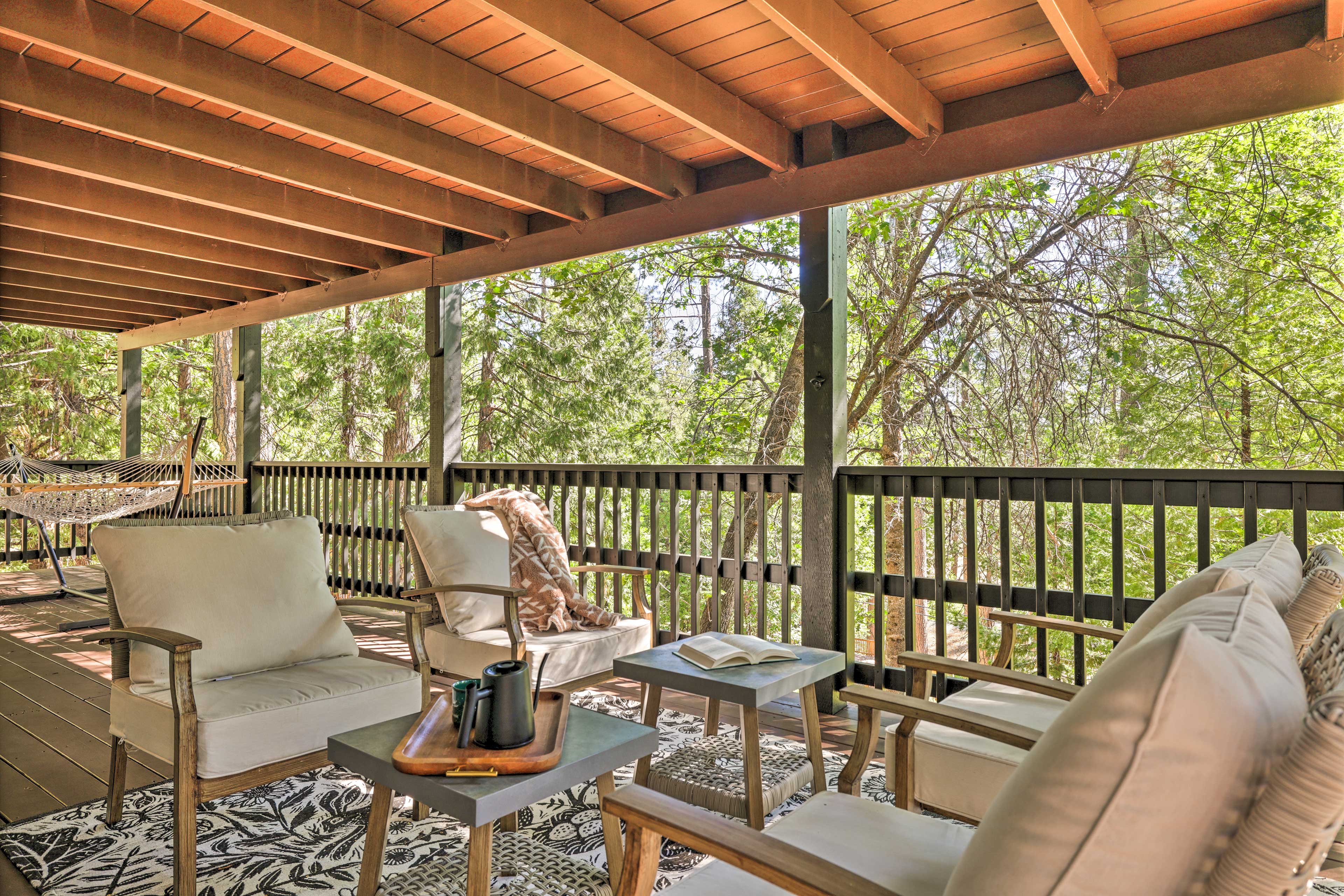 Property Image 2 - Twain Harte Cabin w/ 2-Level Deck + Fire Pit!