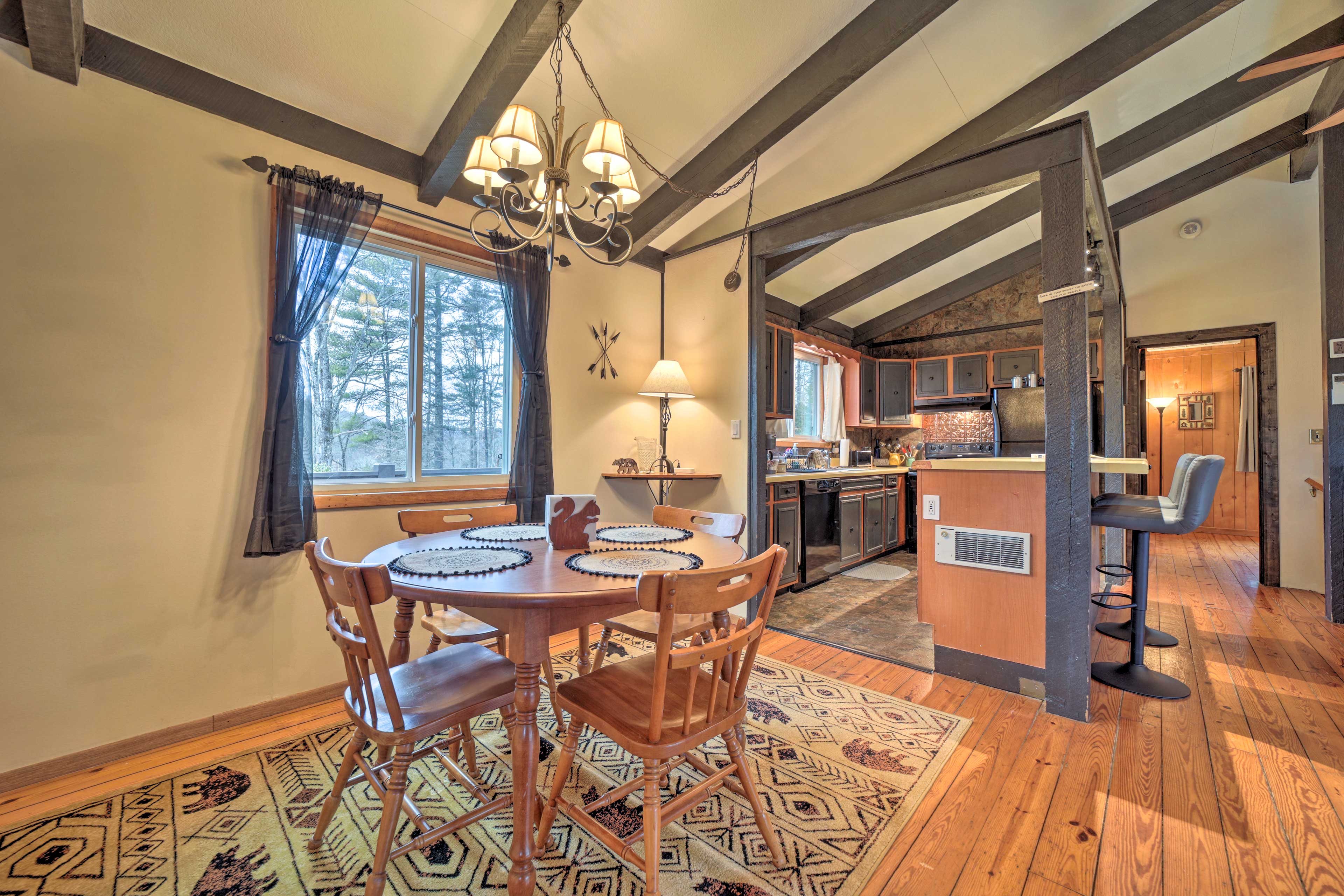 'Stonewood Lodge' Home w/ Deck in Glenville!