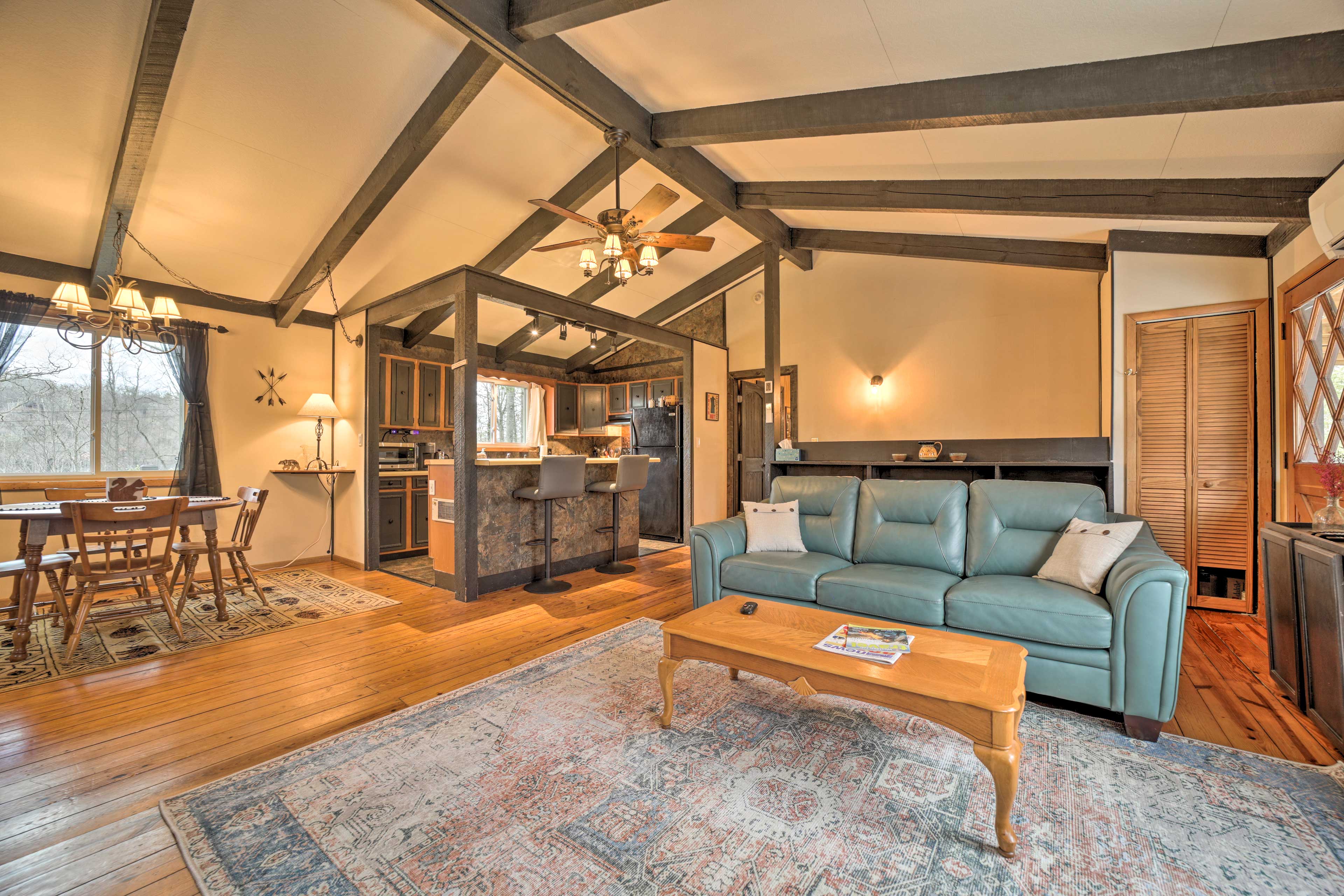 Property Image 2 - ’Stonewood Lodge’ Glenville Getaway w/ Deck!