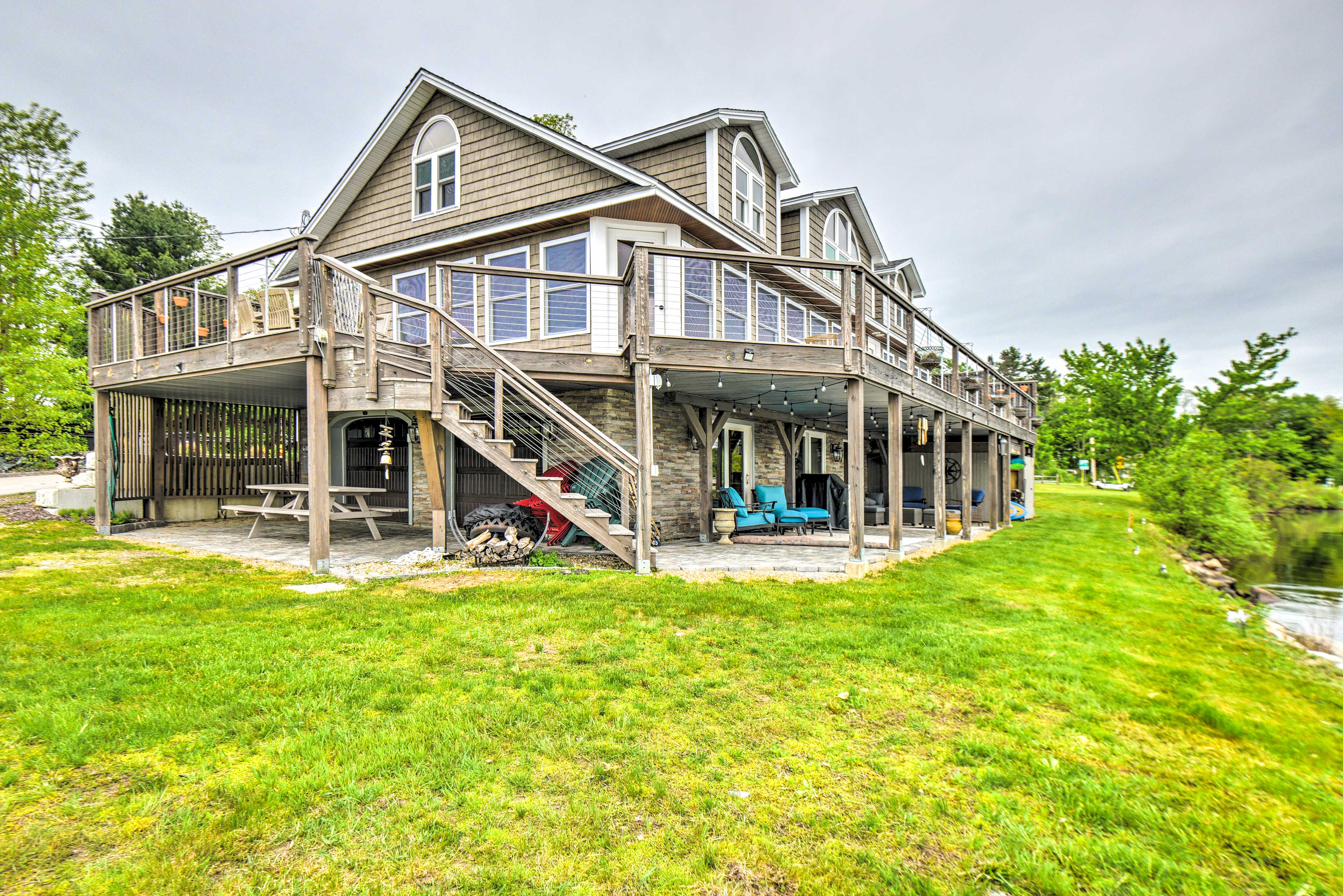 Property Image 2 - Stunning Enfield Home w/ Deck & Boat Dock!