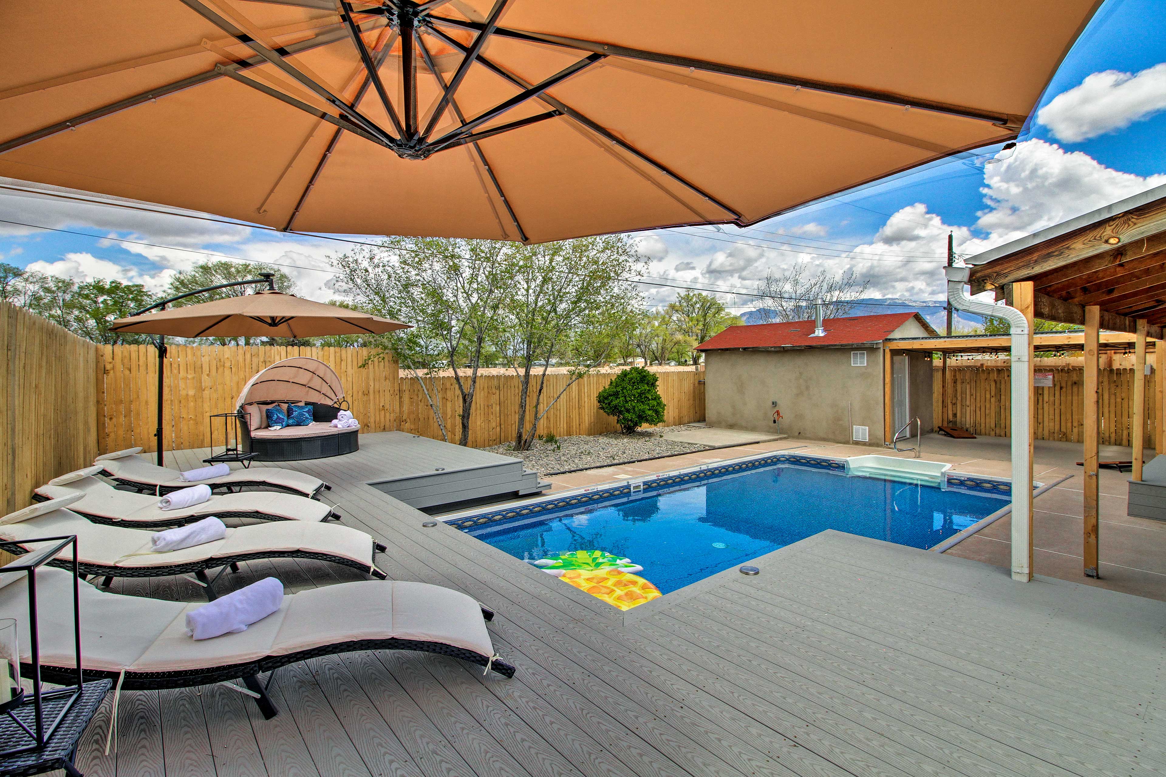 Property Image 1 - Luxury Albuquerque Home w/ Pool, Deck, + Hot Tub!