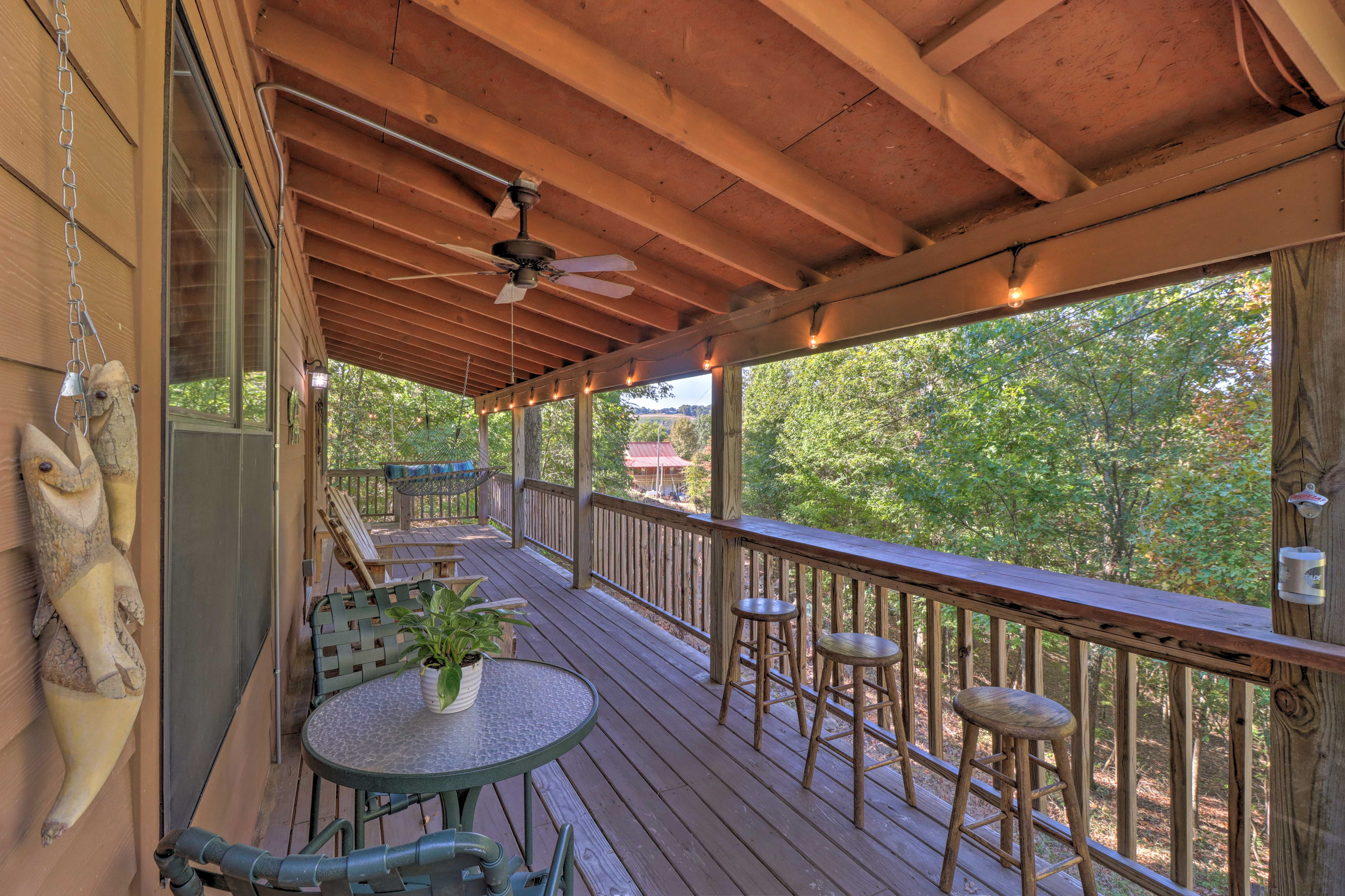 Property Image 2 - Mountain View Cabin w/ Wraparound Deck!