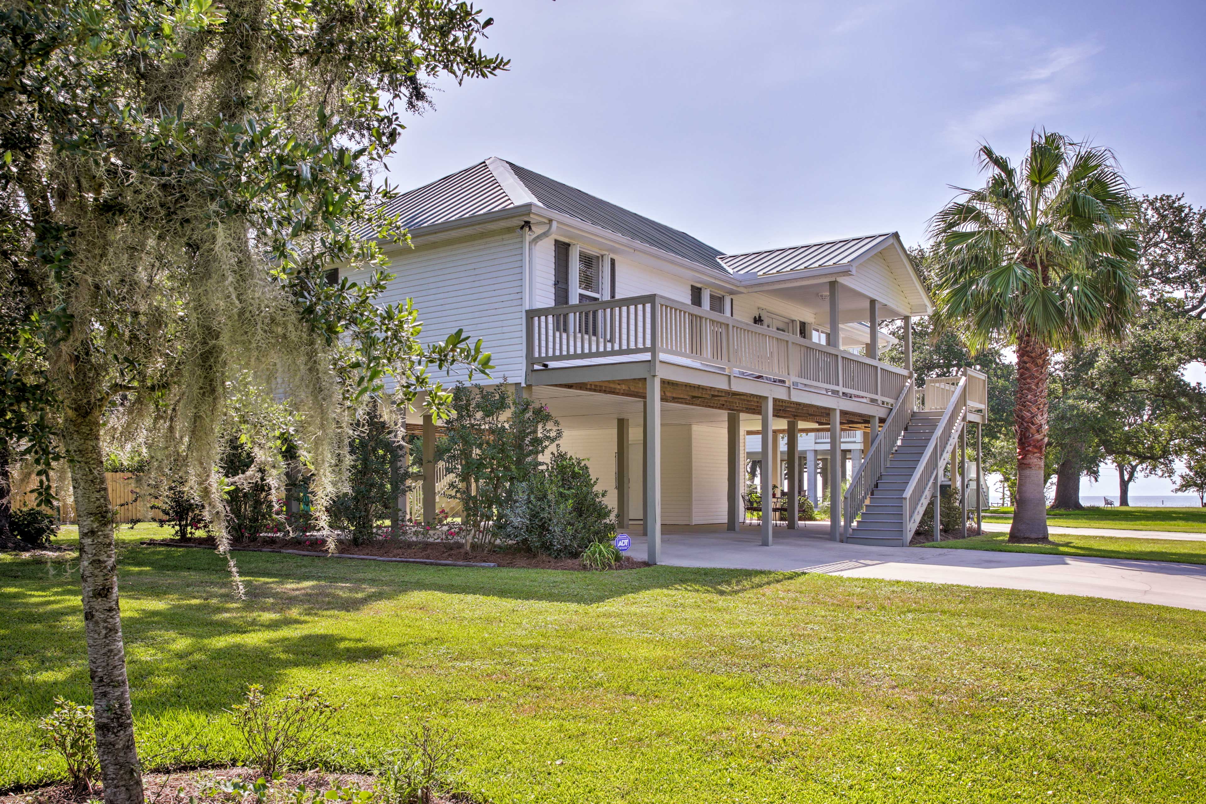 Property Image 1 - ’The Palm’ Bay St. Louis Home - Walk to Beach!