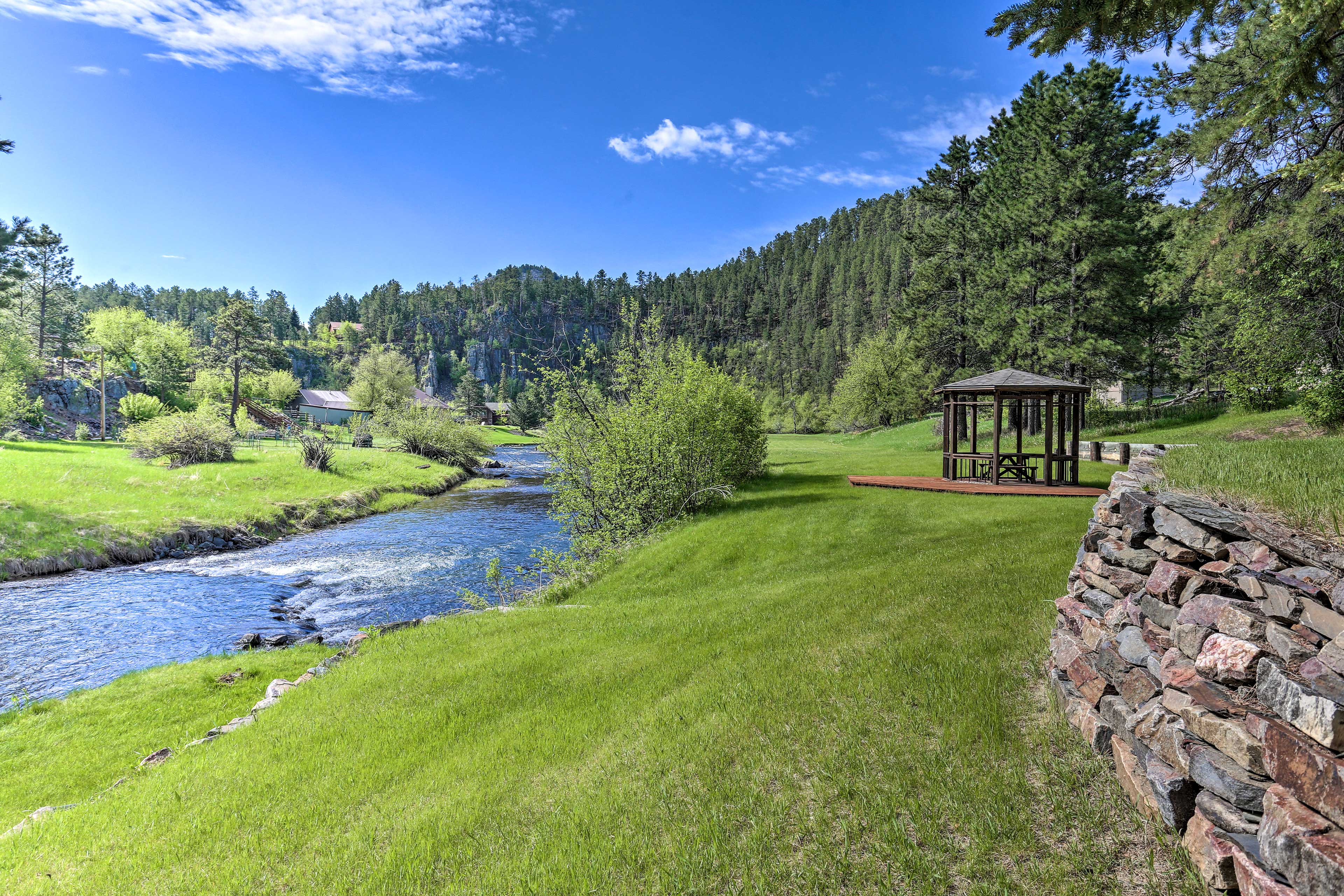 Property Image 2 - Creekside Rapid City Cabin w/ Deck on 30 Acres!