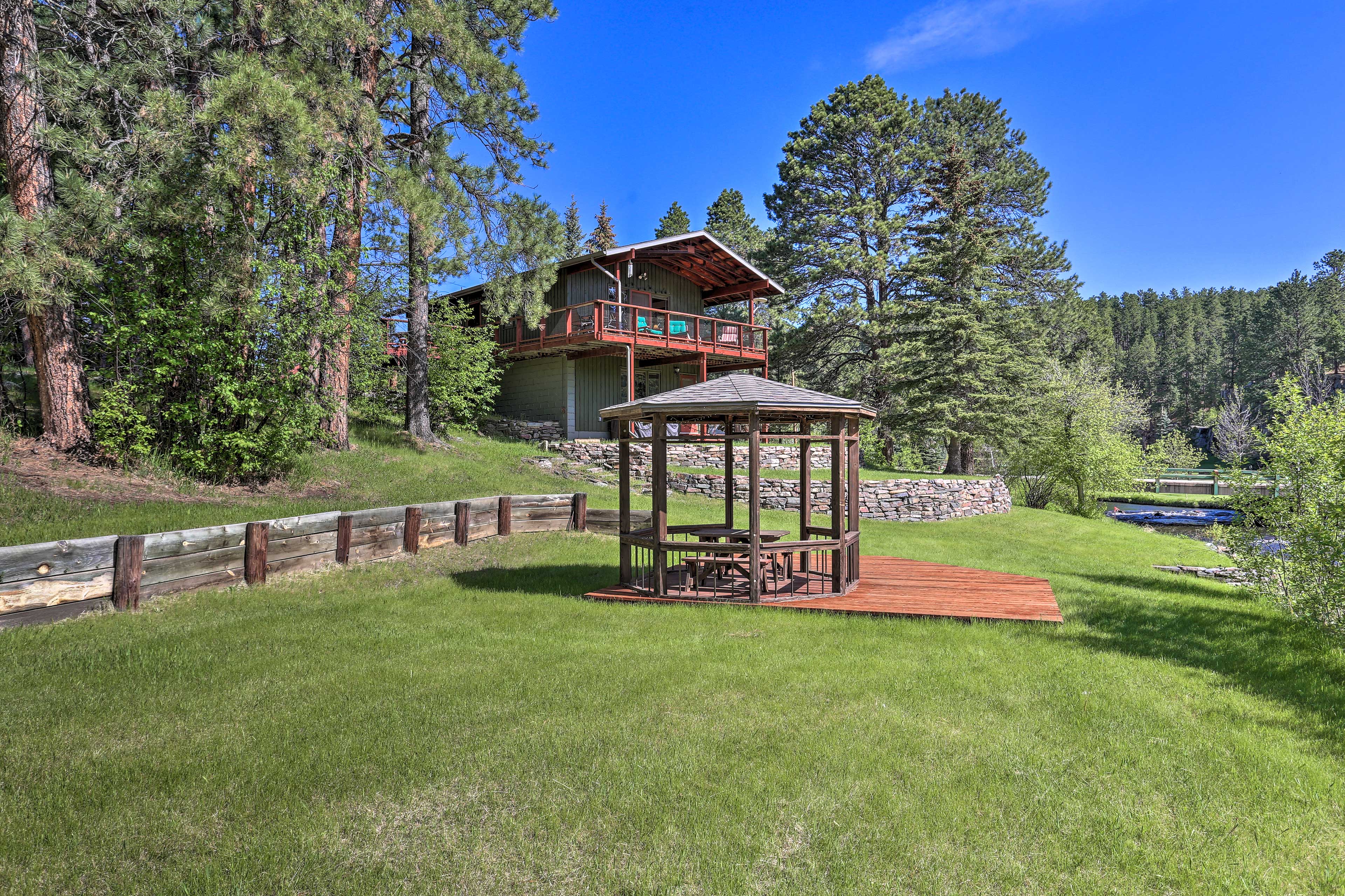 Property Image 1 - Creekside Rapid City Cabin w/ Deck on 30 Acres!