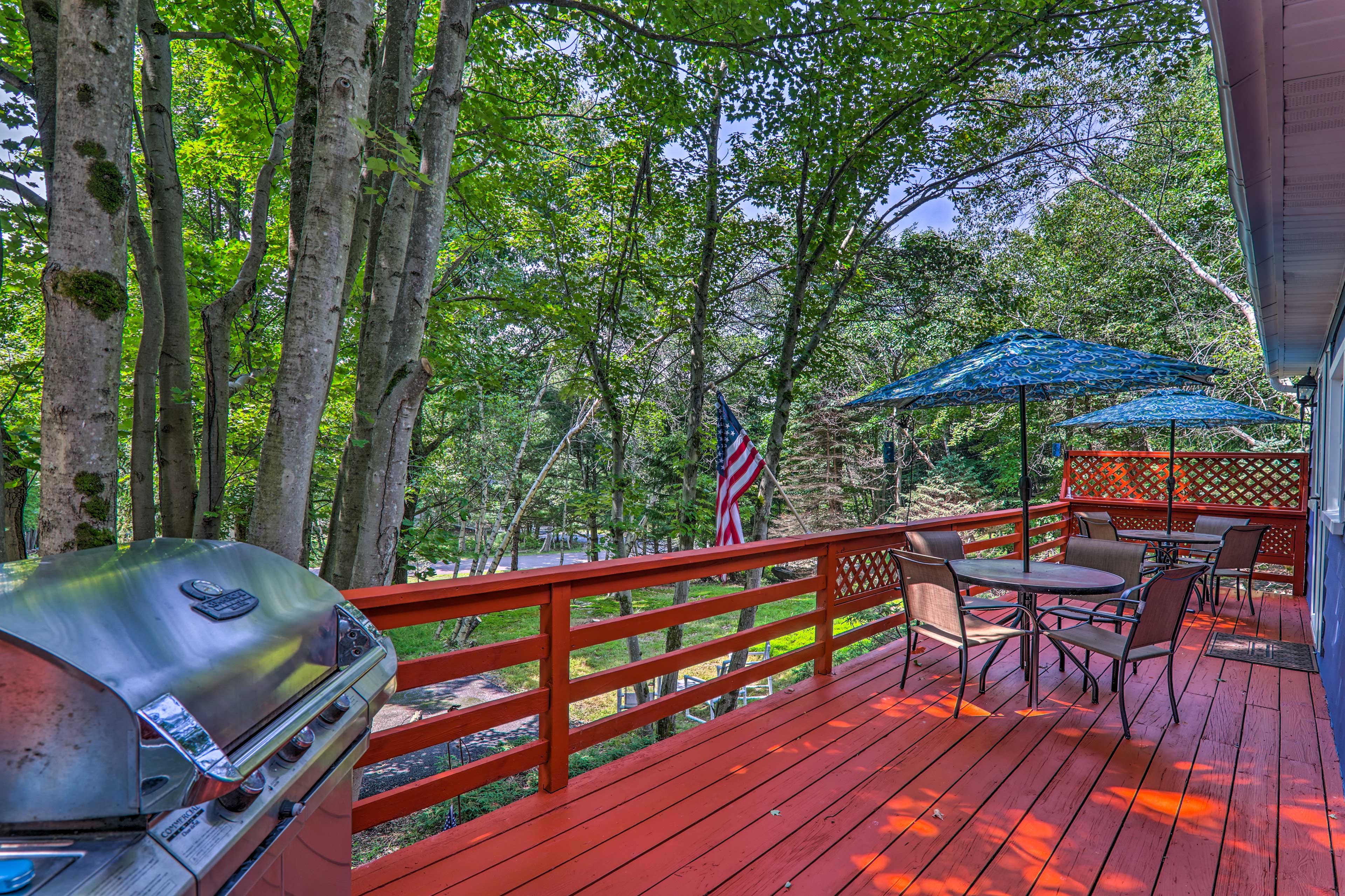 Property Image 1 - Updated Blakeslee Cottage w/ Fire Pit and Deck!