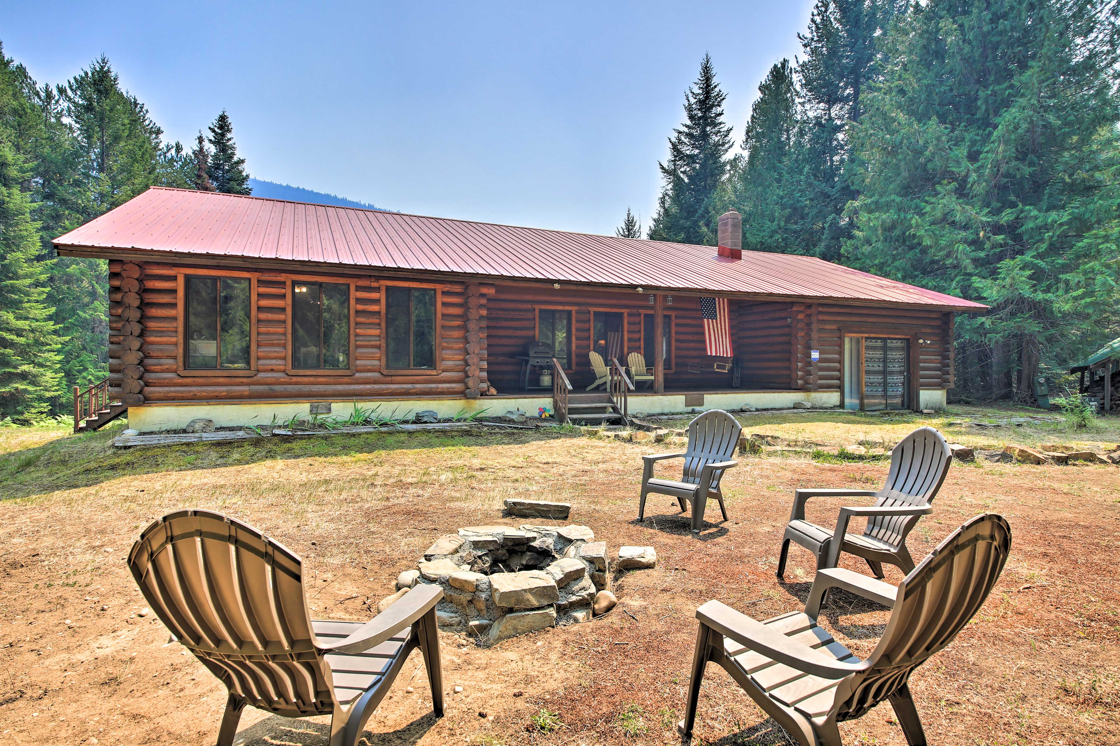 Property Image 1 - Riverfront Troy Cabin Ready with Bikes & Rafts!