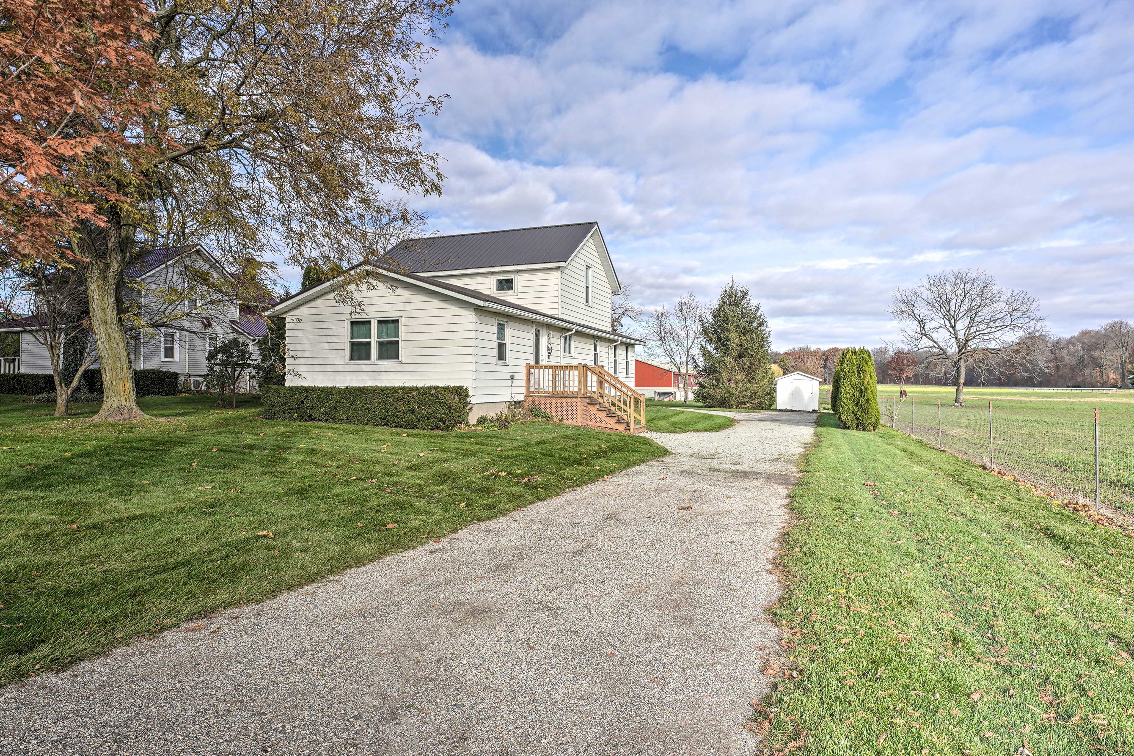 Property Image 2 - ’Rise and Shine Farm’ in Goshen w/ BBQ & Fire Pit!