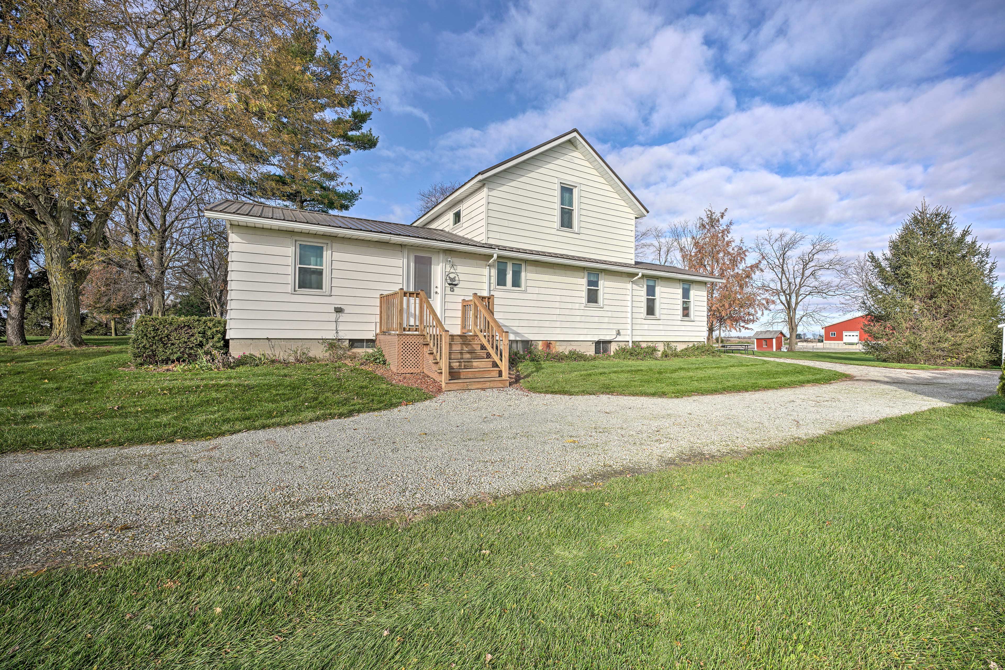 Property Image 1 - ’Rise and Shine Farm’ in Goshen w/ BBQ & Fire Pit!