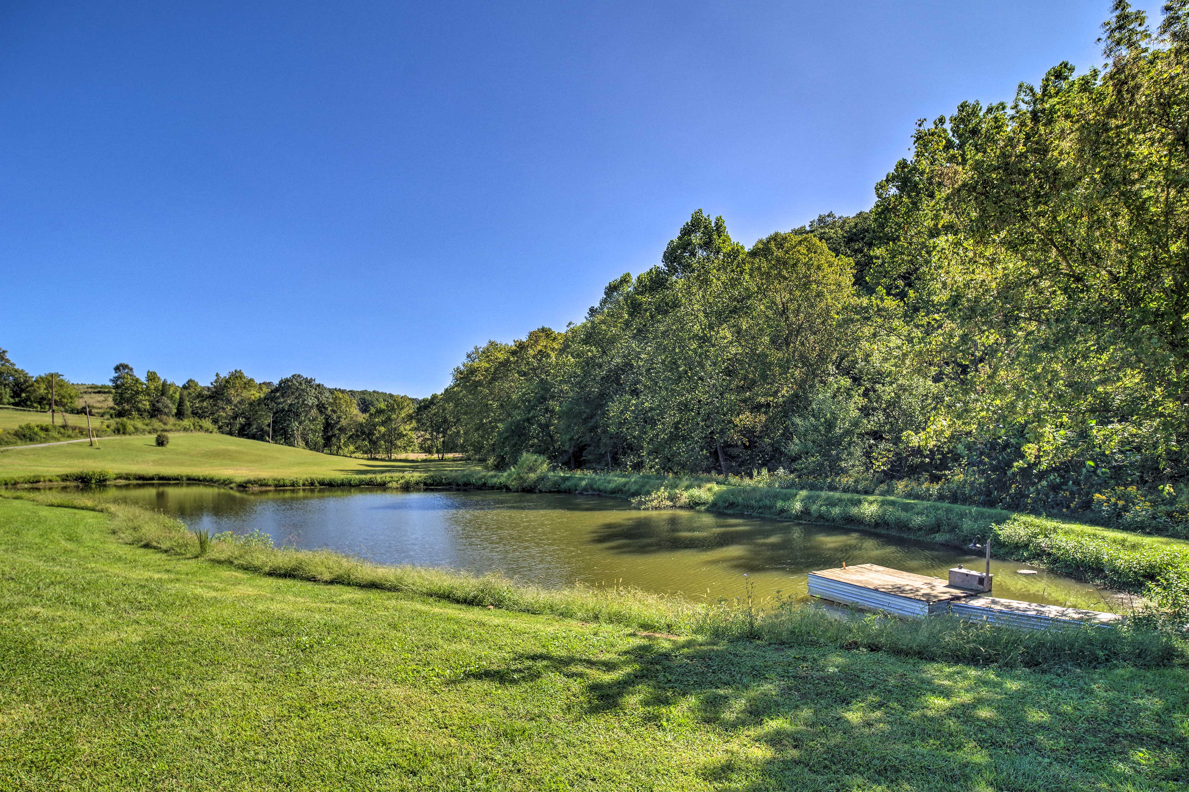 Property Image 2 - Rogersville Barn Apartment on 27 Acres w/ Pond!