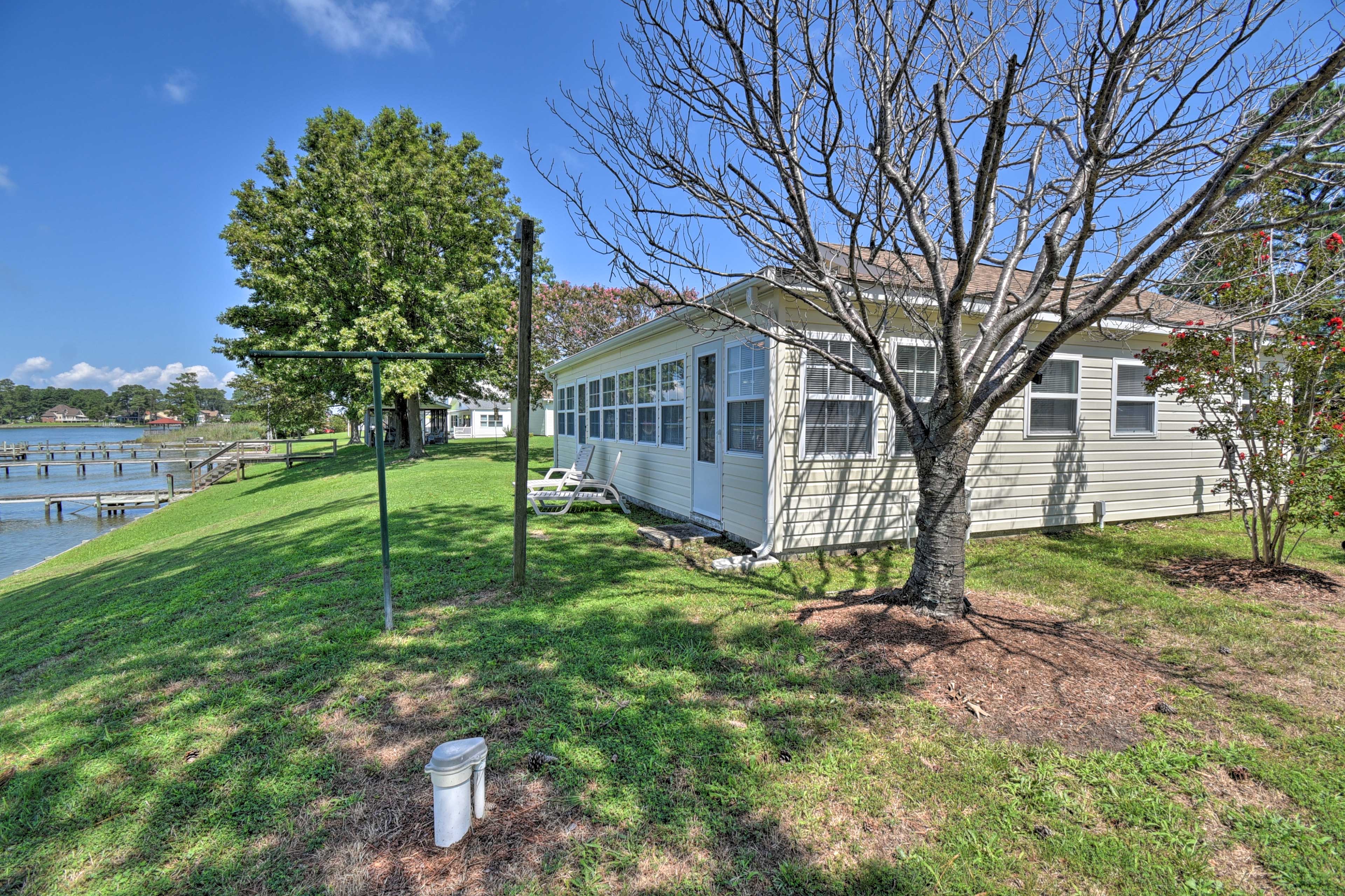 Romantic Waterfront Abode with Patio & Dock!