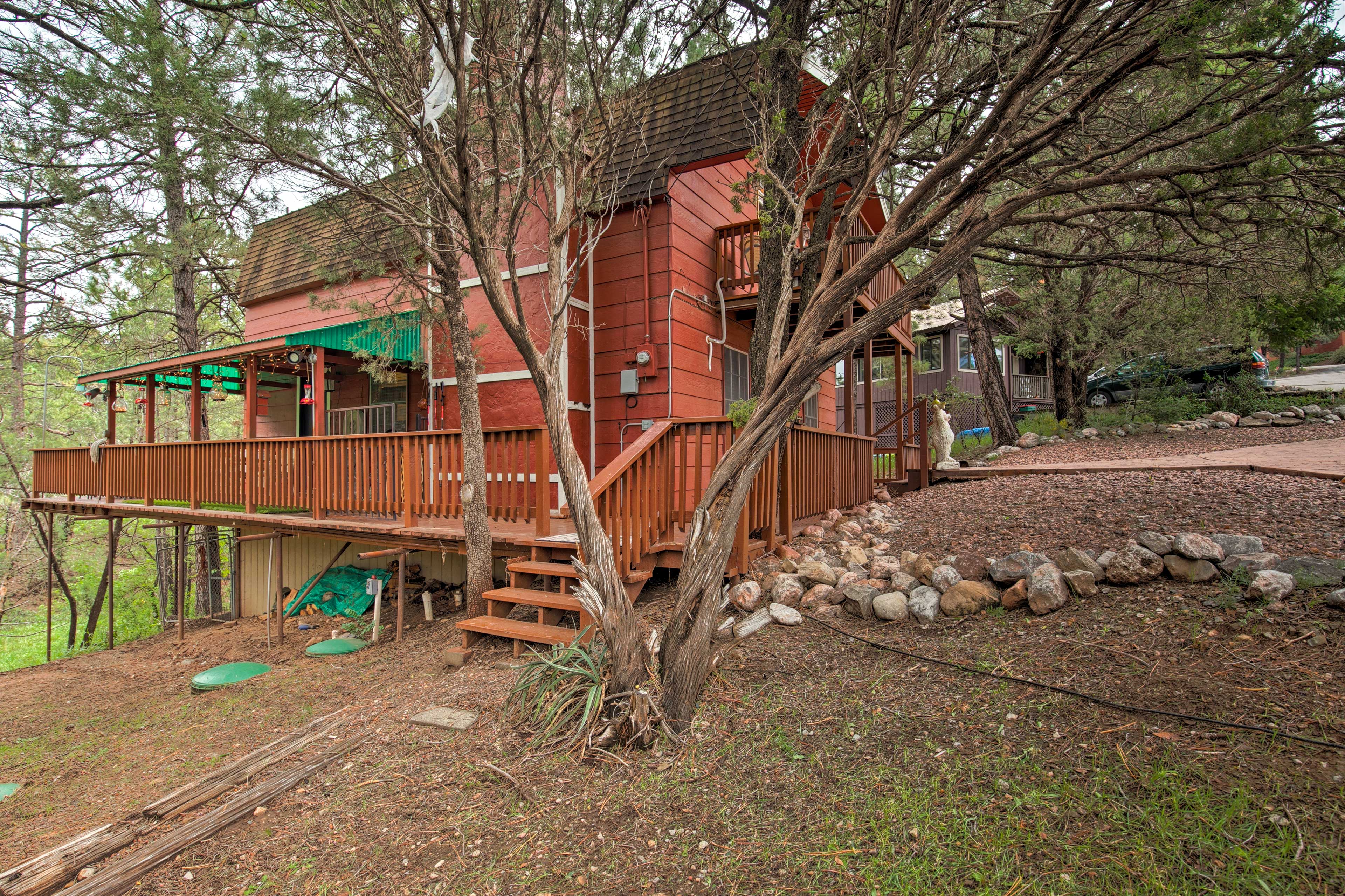 Property Image 2 - Ruidoso Downs Cabin w/Deck < 3 Miles to Race Track