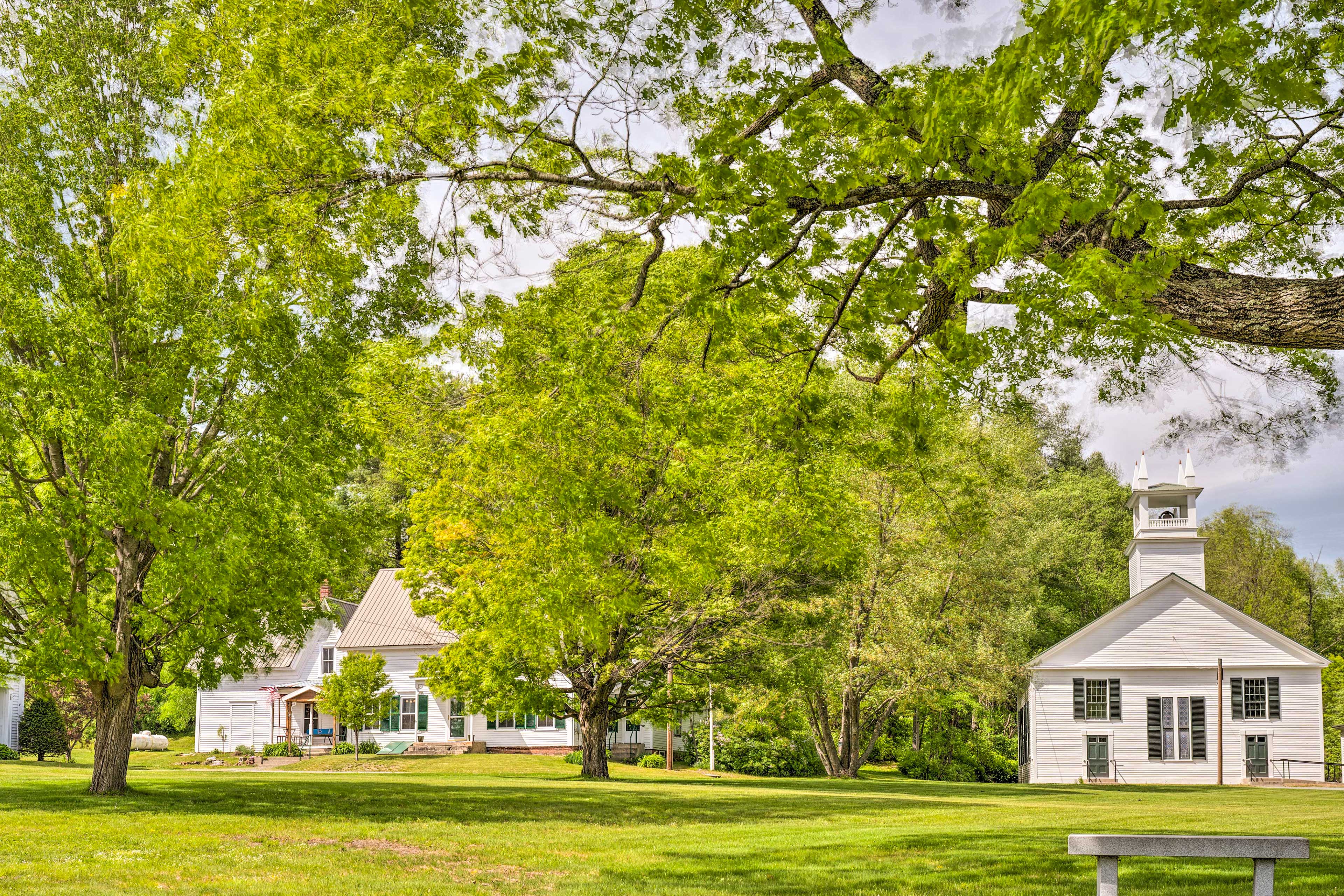 Property Image 1 - Rustic & Historic Guildhall Farmhouse w/ Fire Pit!