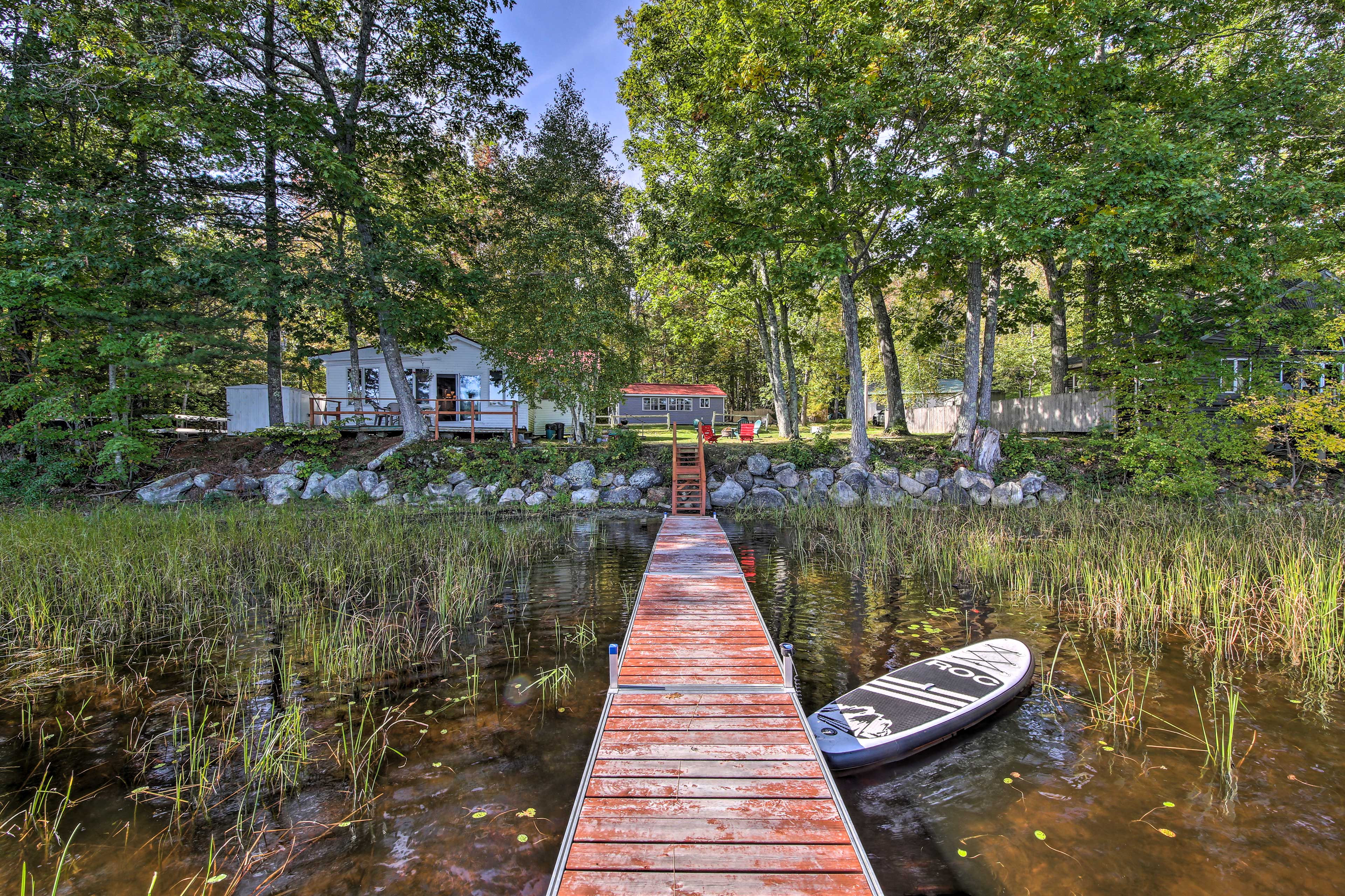 Property Image 1 - Rustic Retreat Across from Lake; Family Friendly!