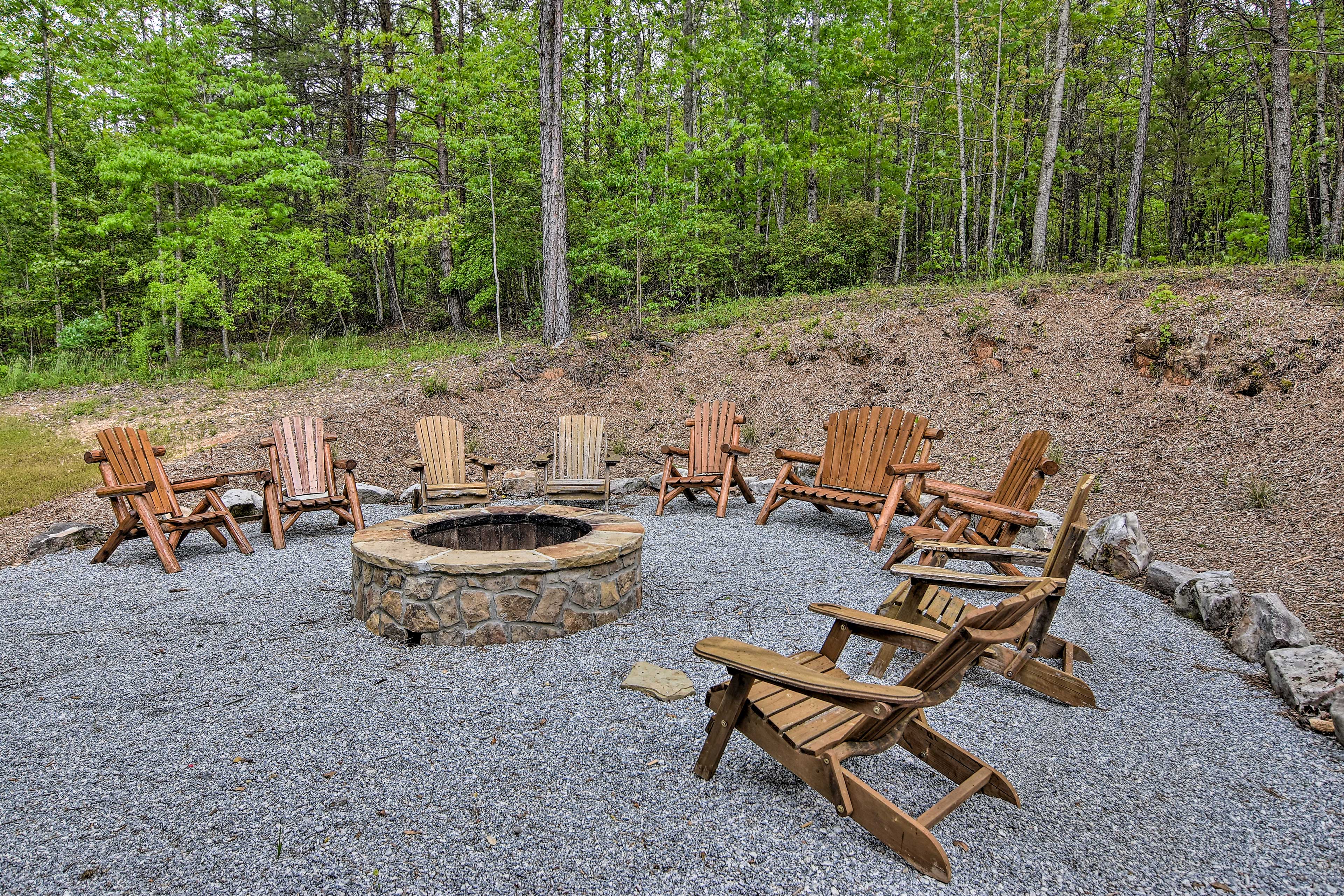 Property Image 2 - Rustic Sunset Escape on 67 Acres: Outdoor Kitchen