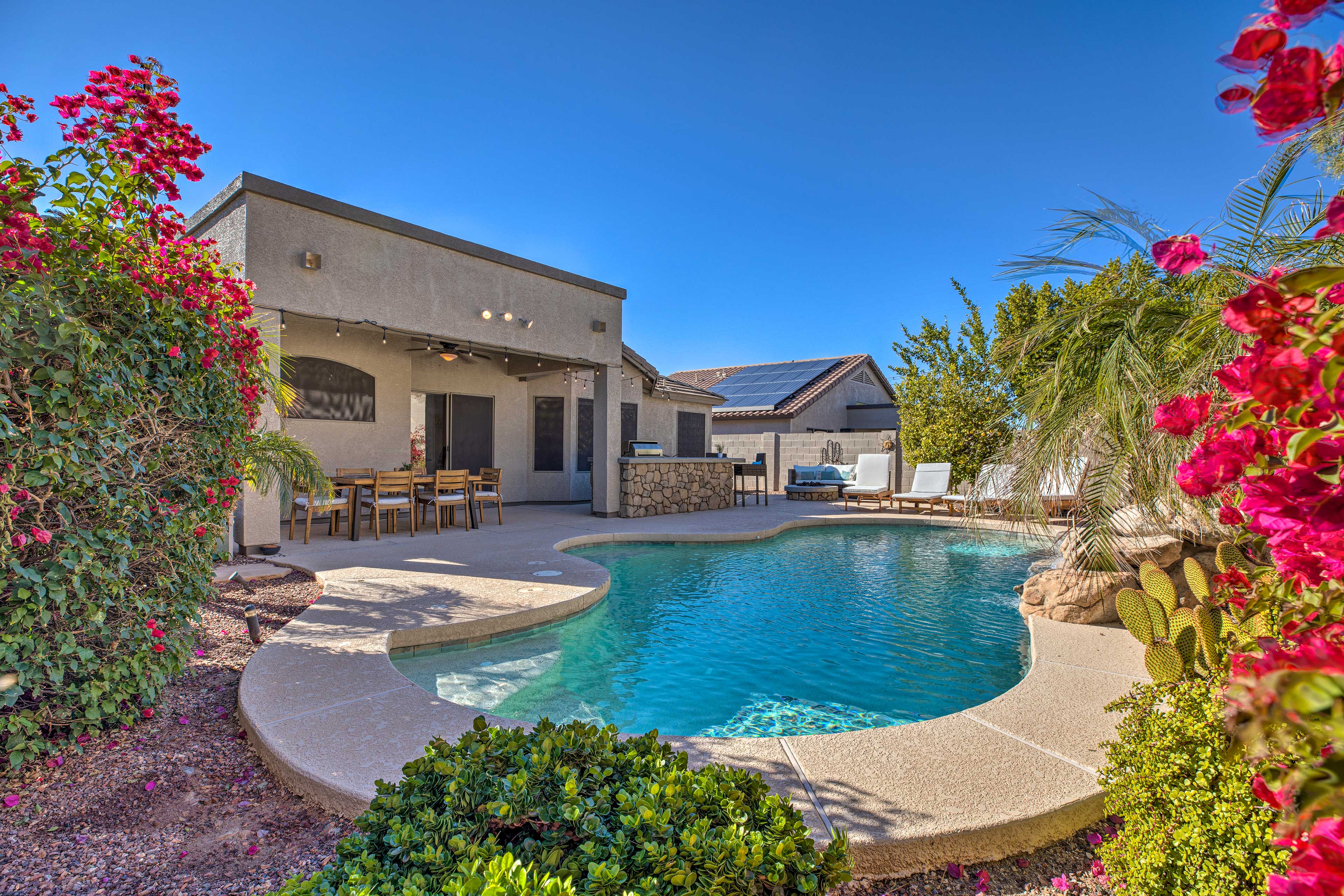 Property Image 1 - Warm Desert Oasis w/ Private Pool & Gas Fire Pit!