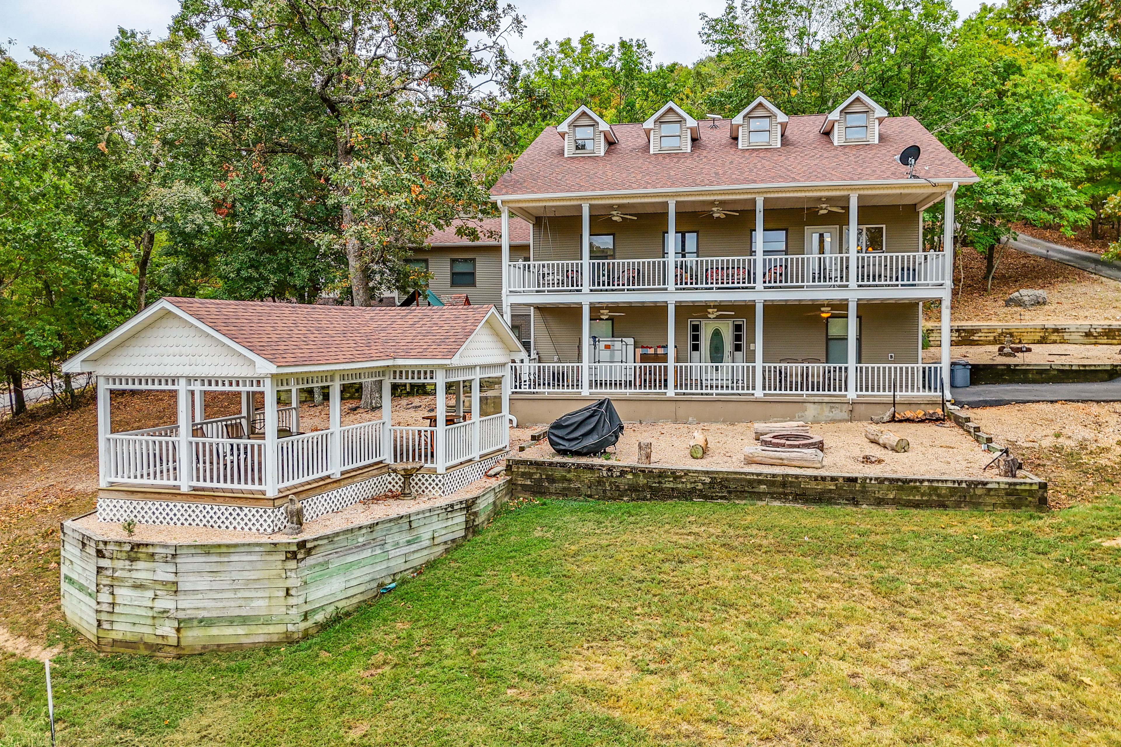 Property Image 1 - Waterfront Beaver Lake House w/ Deck & Fire Pit!