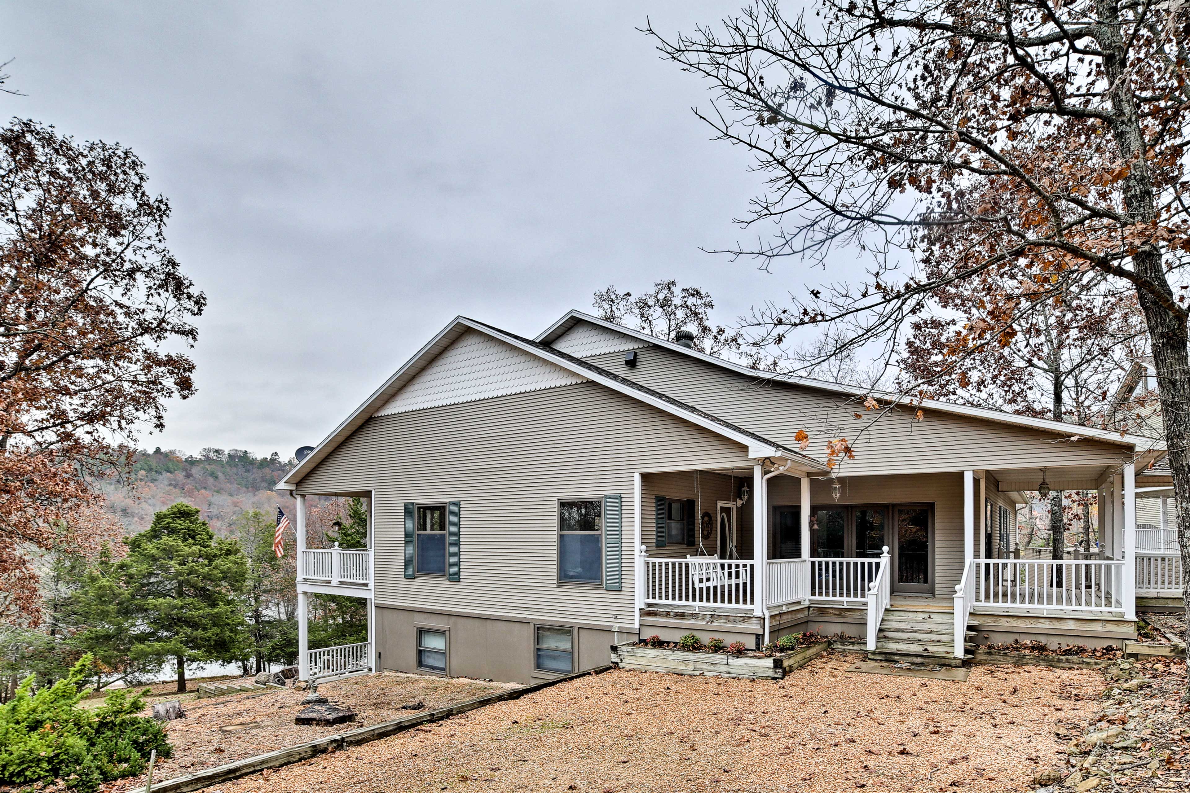 Property Image 2 - Waterfront Beaver Lake House w/ Deck & Fire Pit!