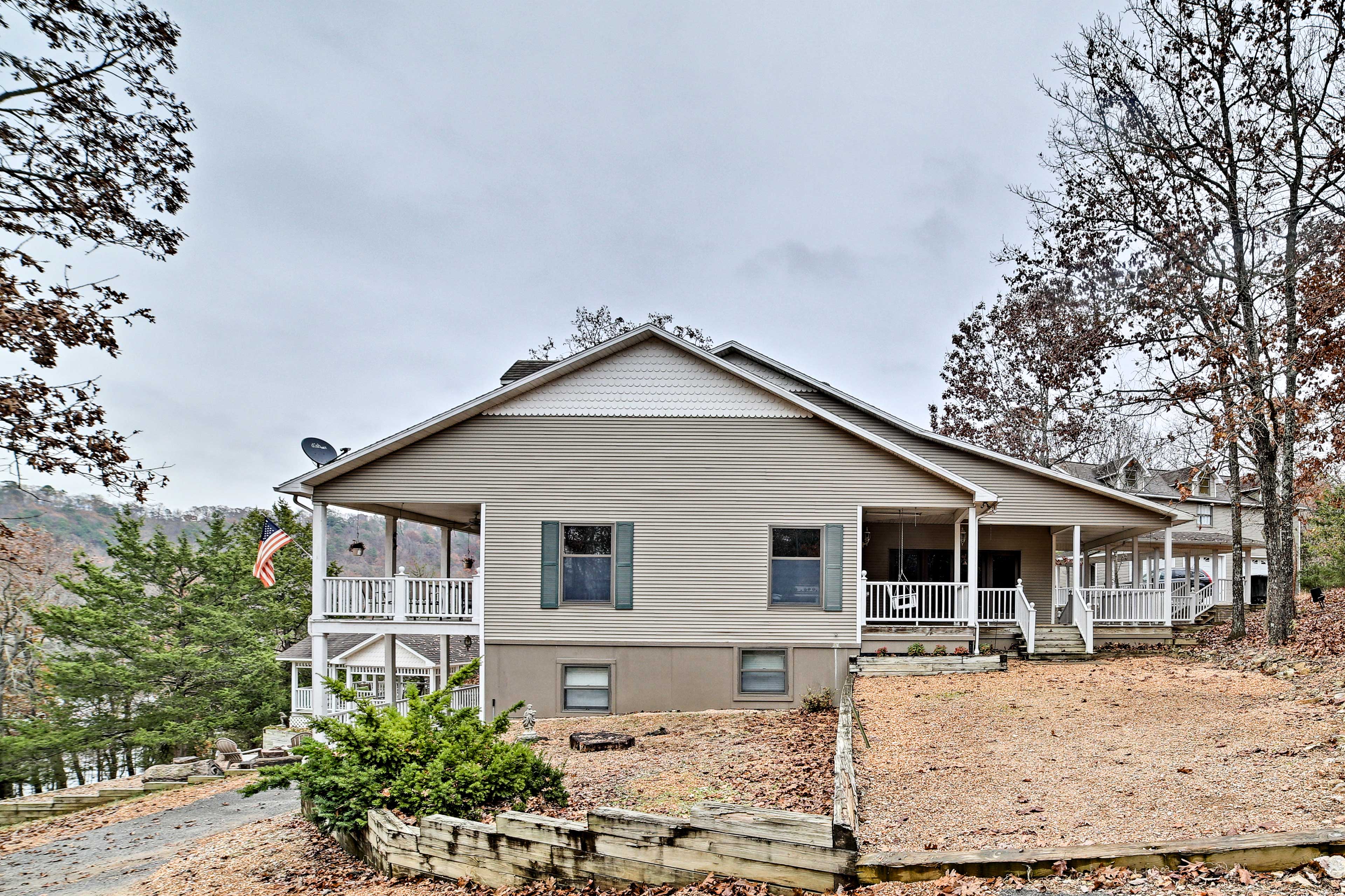 Property Image 1 - Waterfront Beaver Lake House w/ Deck & Fire Pit!