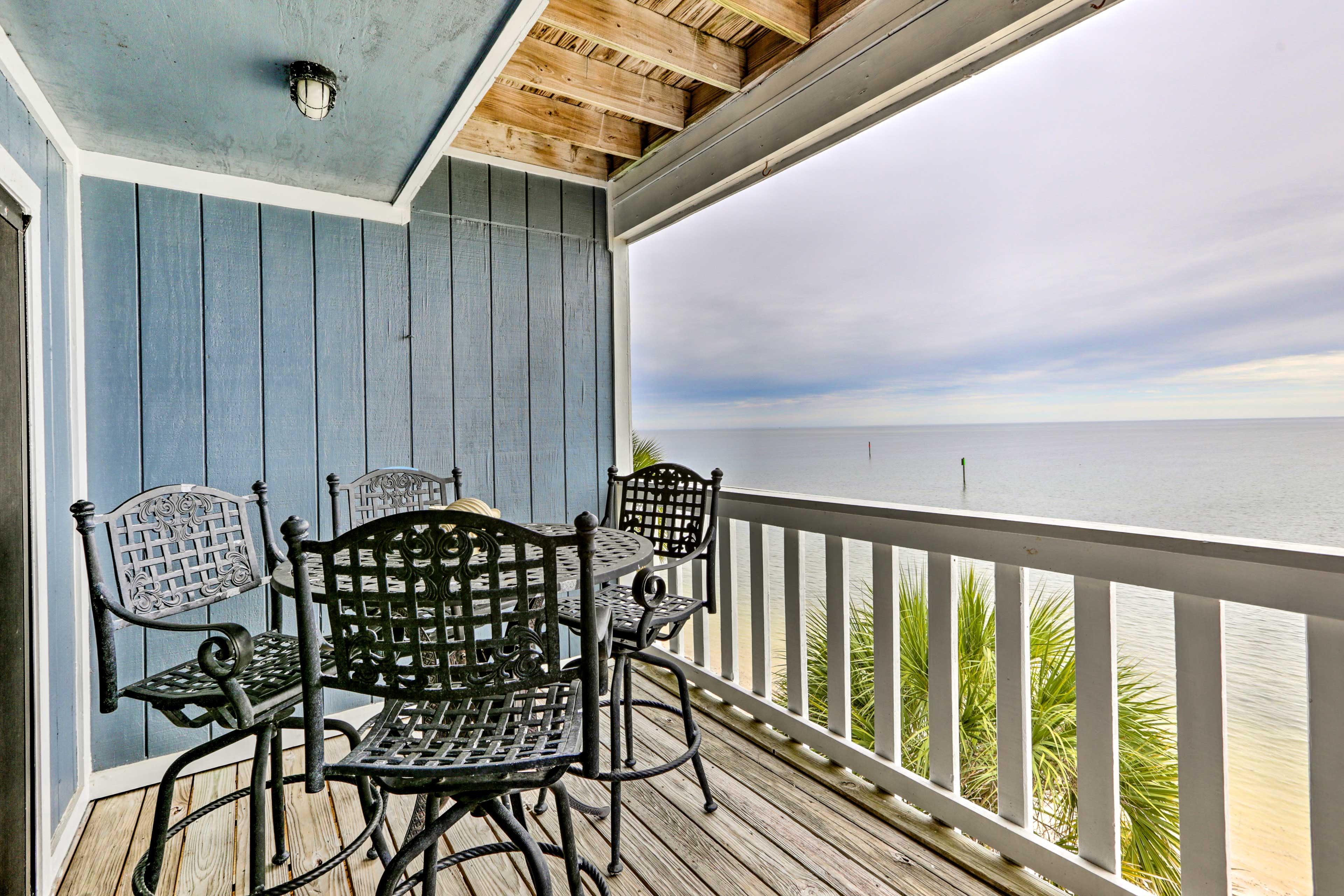 Property Image 2 - Waterfront Escape w/ Balcony on Shell Point Beach!