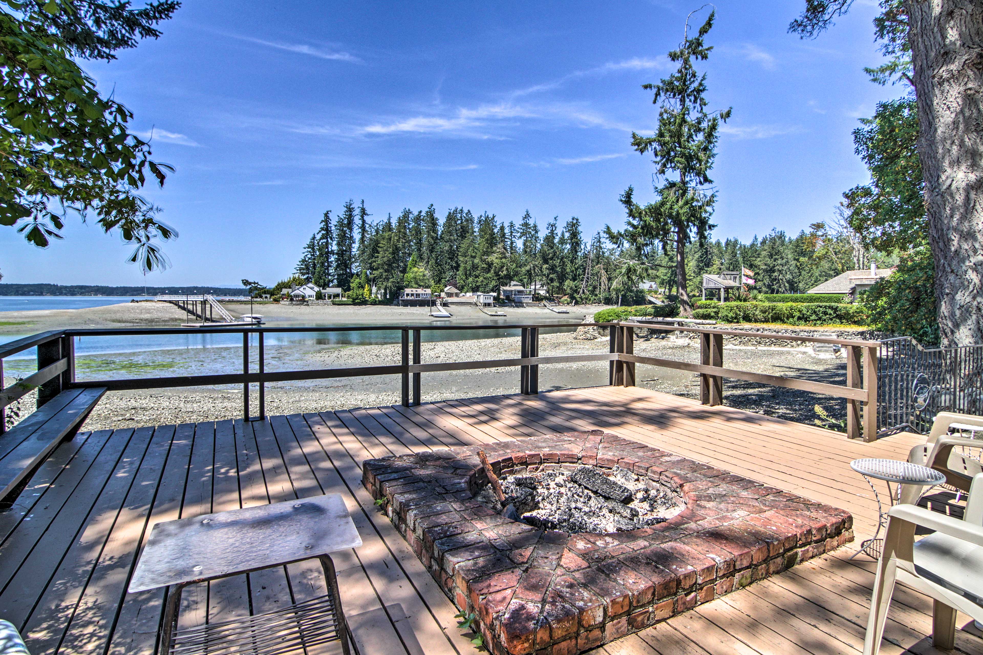 Property Image 2 - Waterfront Cabin w/ Fire Pit in Gig Harbor!