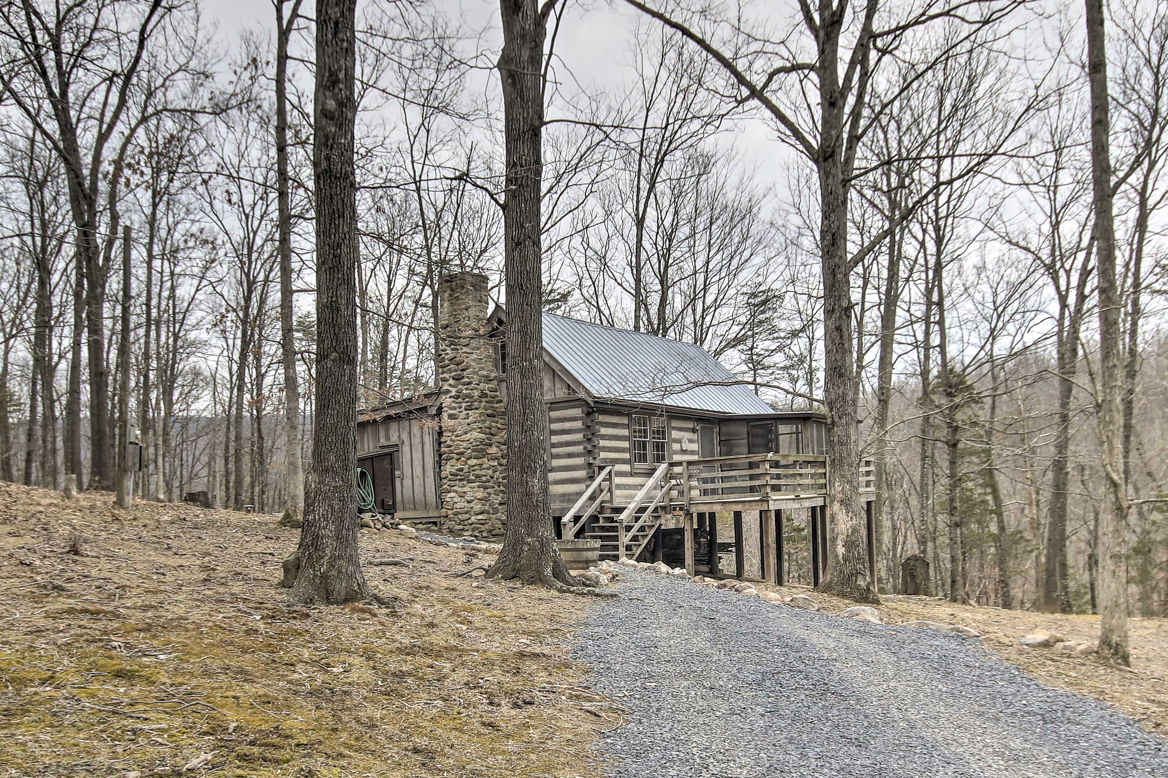 Property Image 2 - Scenic Cabin w/ Deck & Fire Pit - Near Hiking!