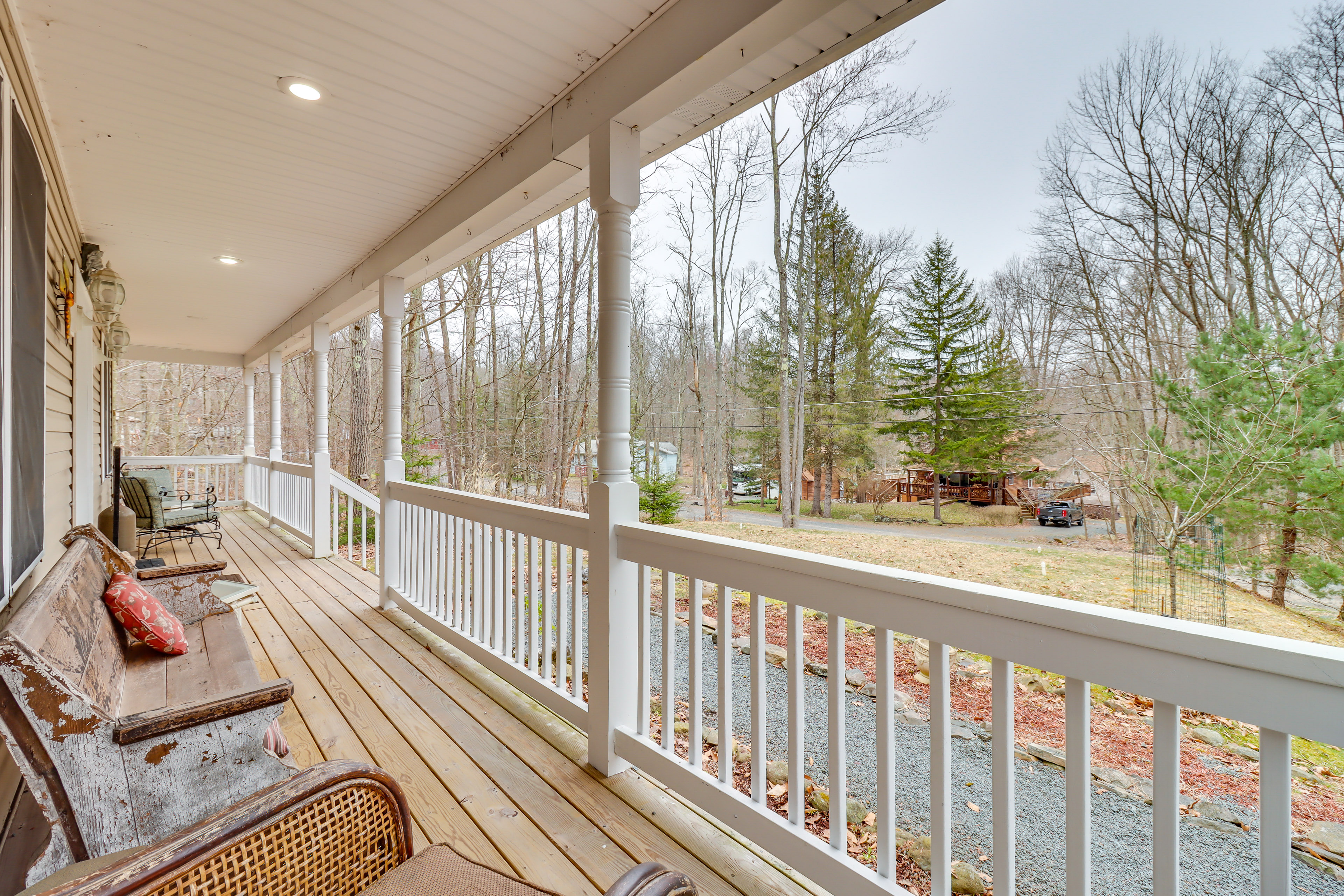 Property Image 2 - Secluded Pocono Lake Home w/ Large Deck & Fire Pit