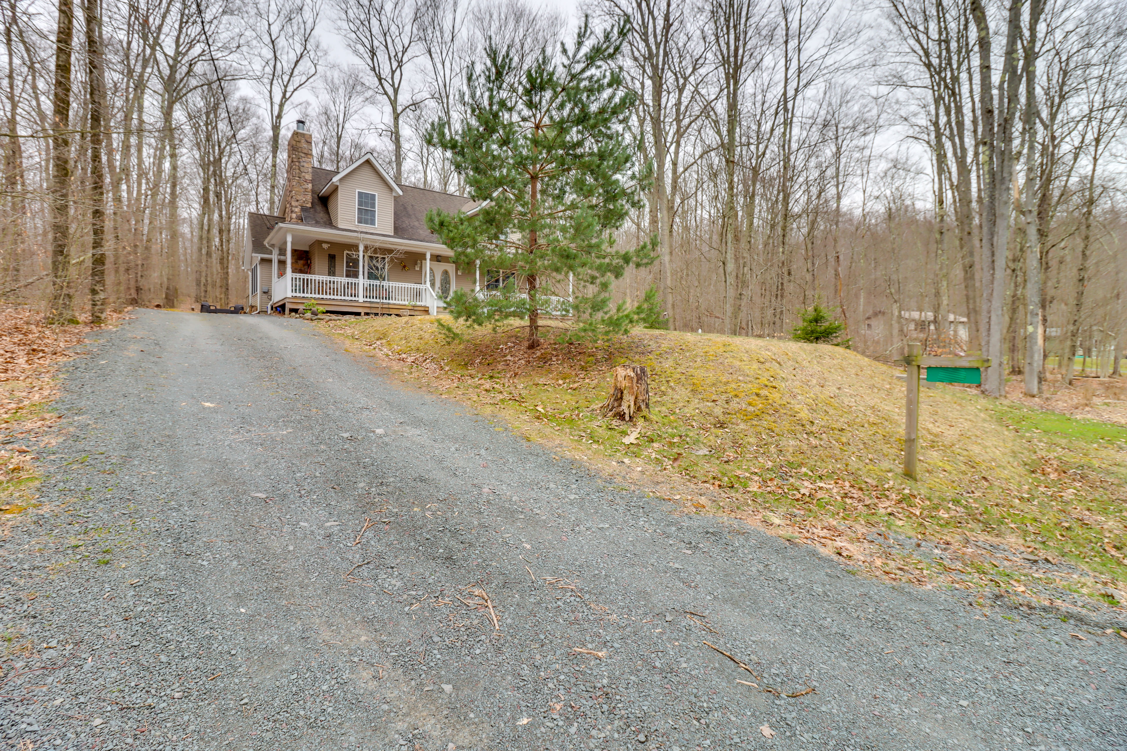 Property Image 1 - Secluded Pocono Lake Home w/ Large Deck & Fire Pit