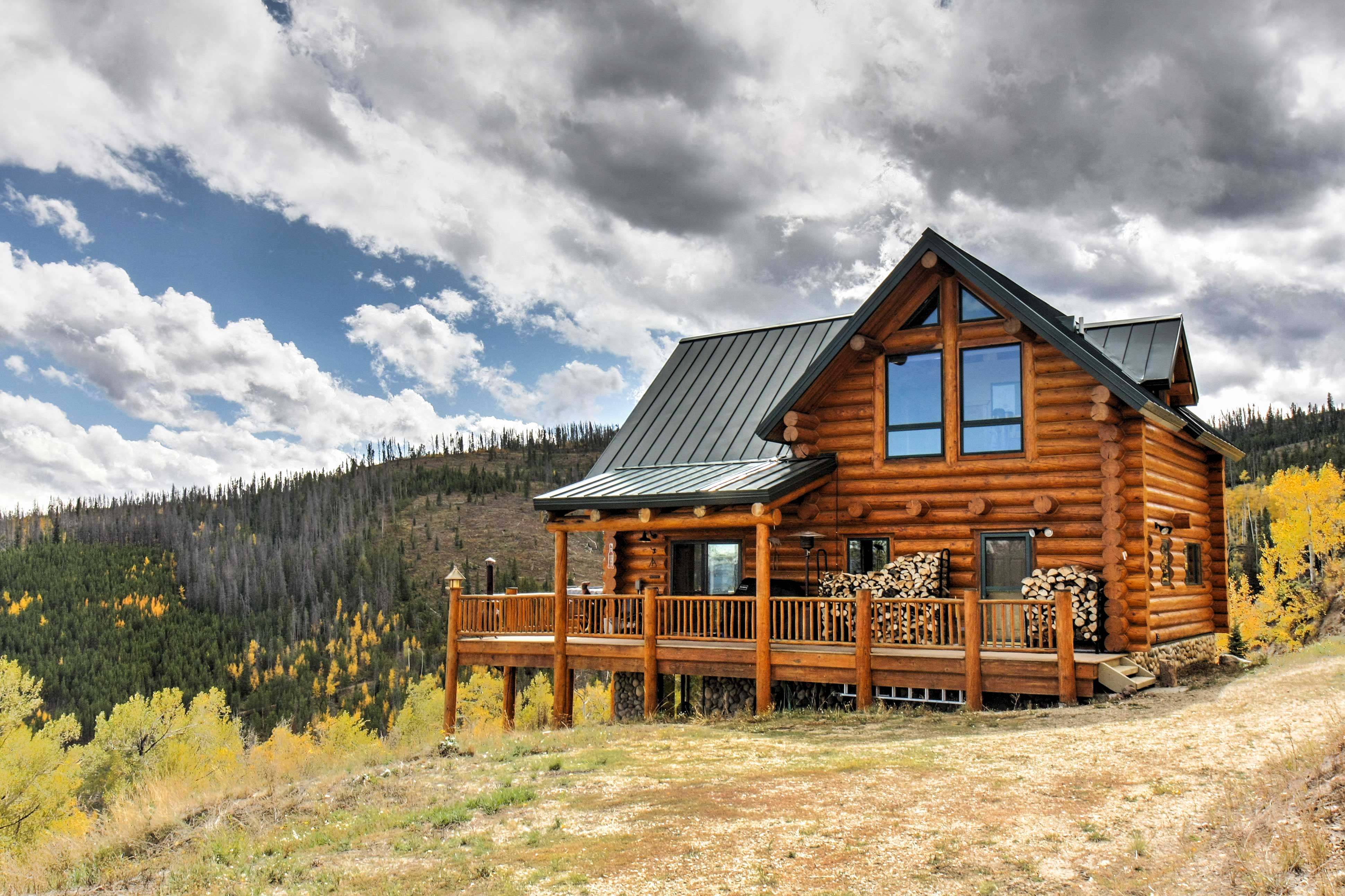 Property Image 2 - Secluded Granby Cabin w/ Mountain Views & Hot Tub