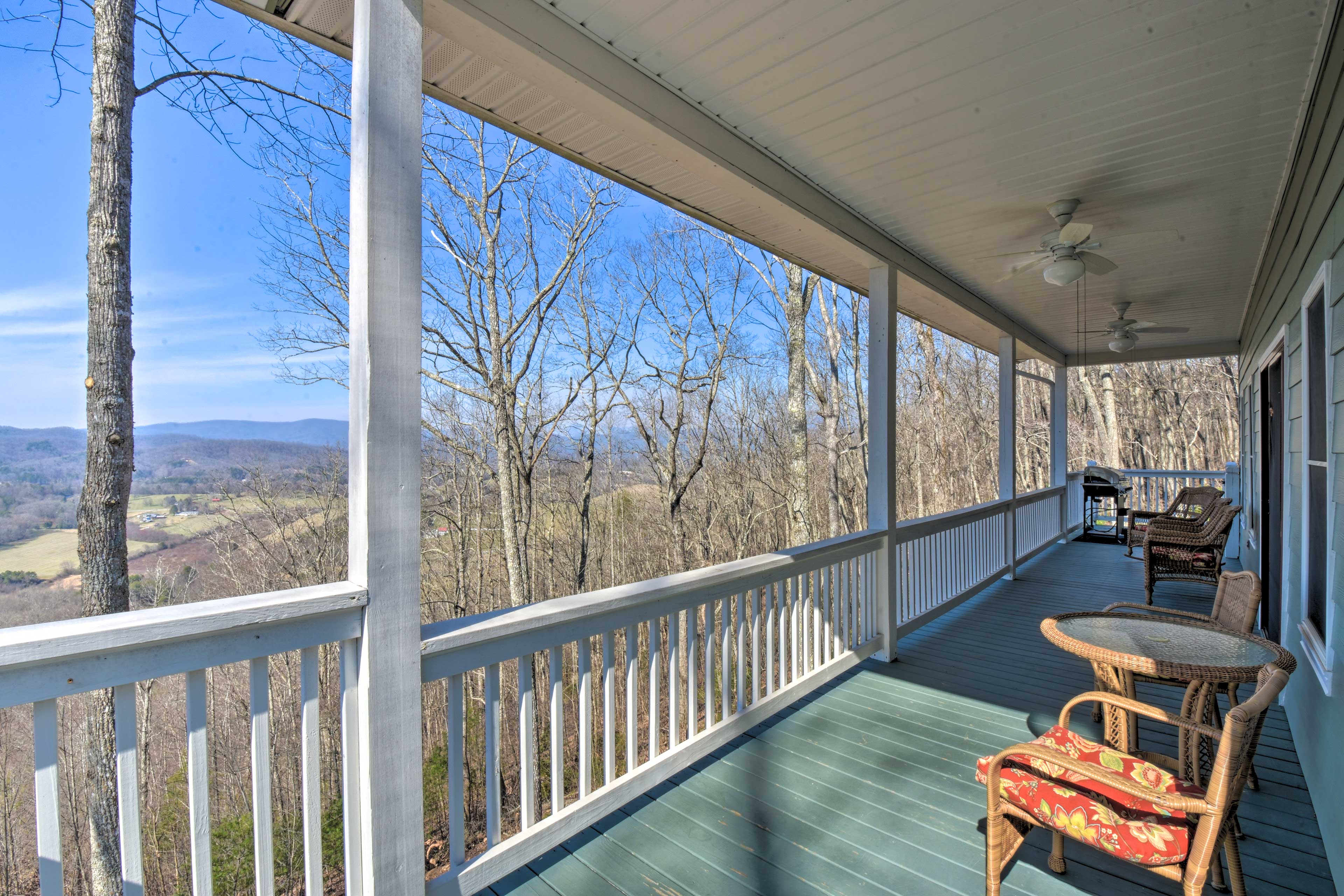 Property Image 2 - Secluded Retreat w/ Porch & Stunning Valley Views
