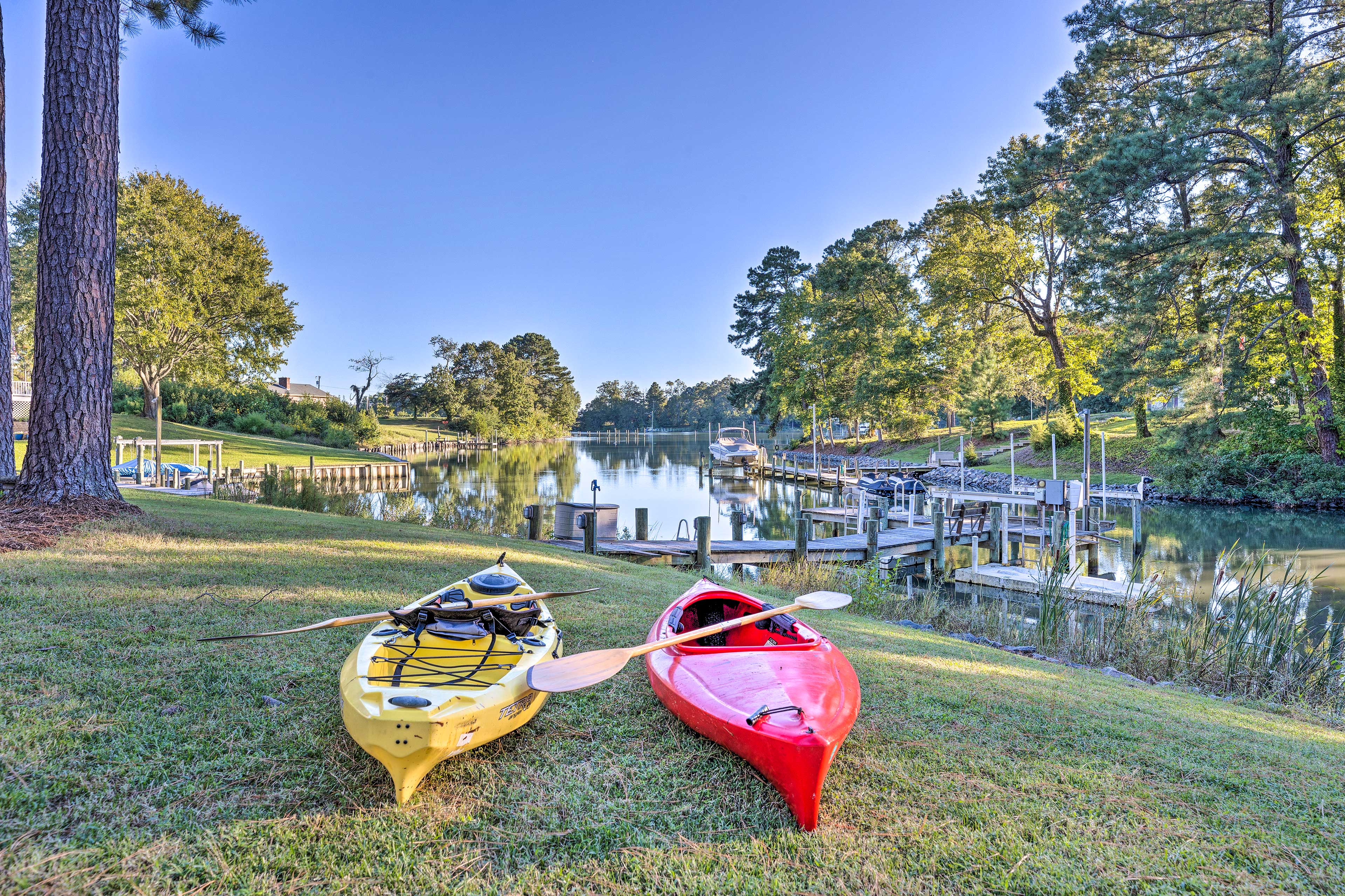 Property Image 2 - Waterfront Home in Quiet Cove: Kayaks On-Site