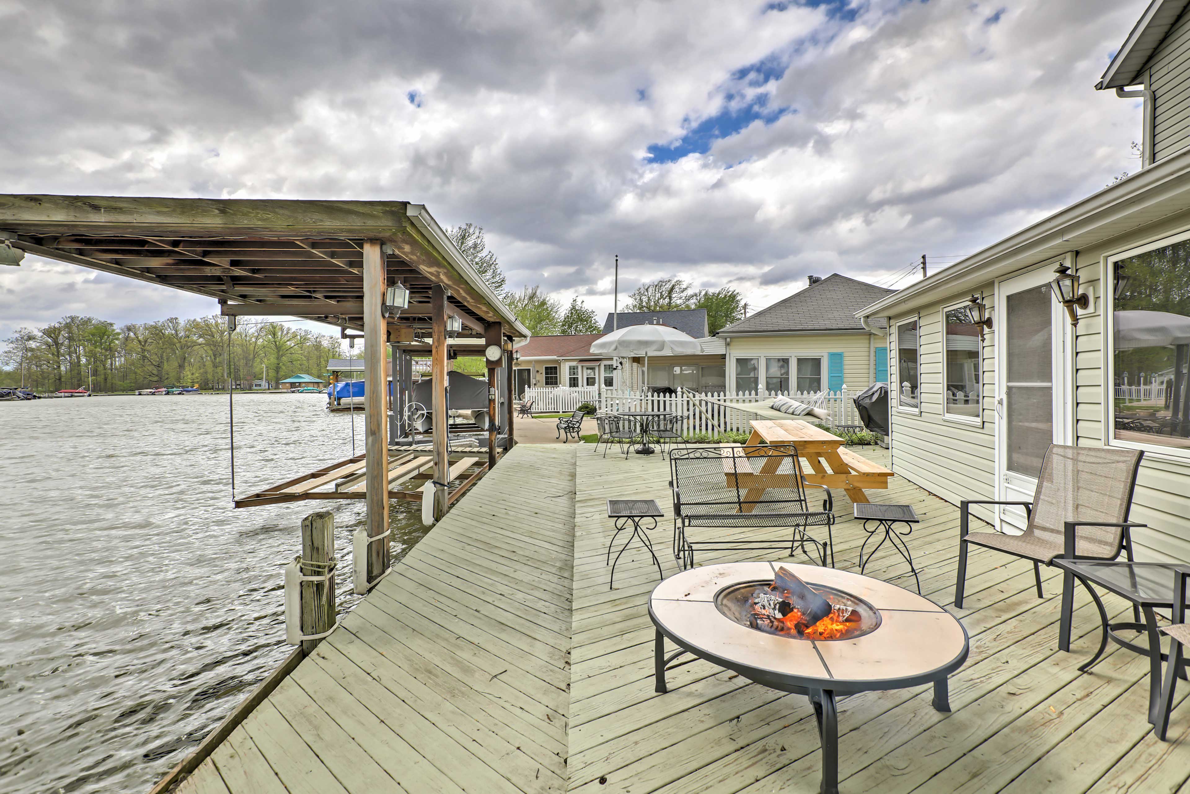 Property Image 1 - Waterfront Indian Lake House: Deck + Private Dock!