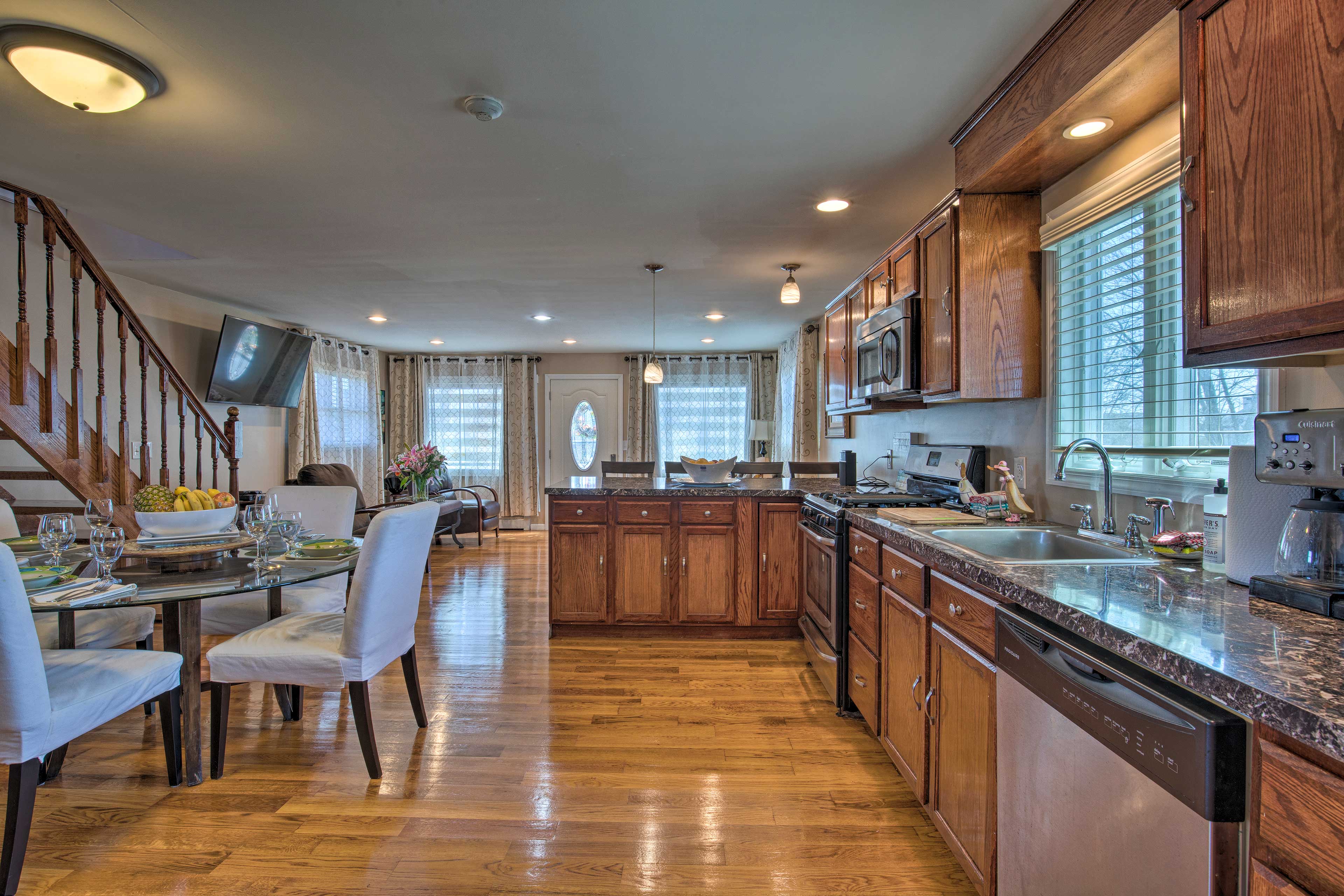 Waterfront Home w/ Large Deck & Dock on Narrow Bay