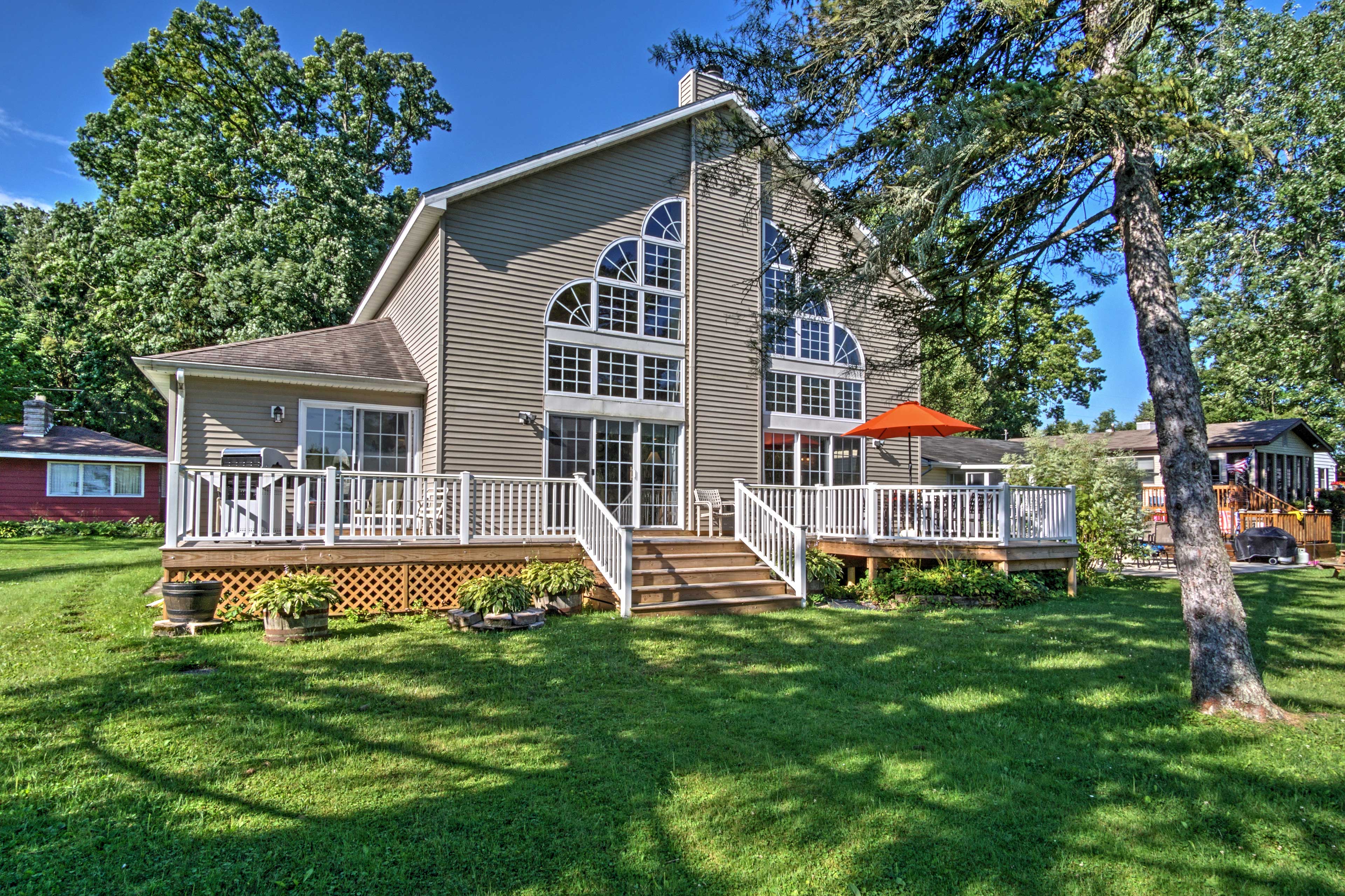 Property Image 1 - Waterfront Vandalia House w/ Dock on Donnell Lake!