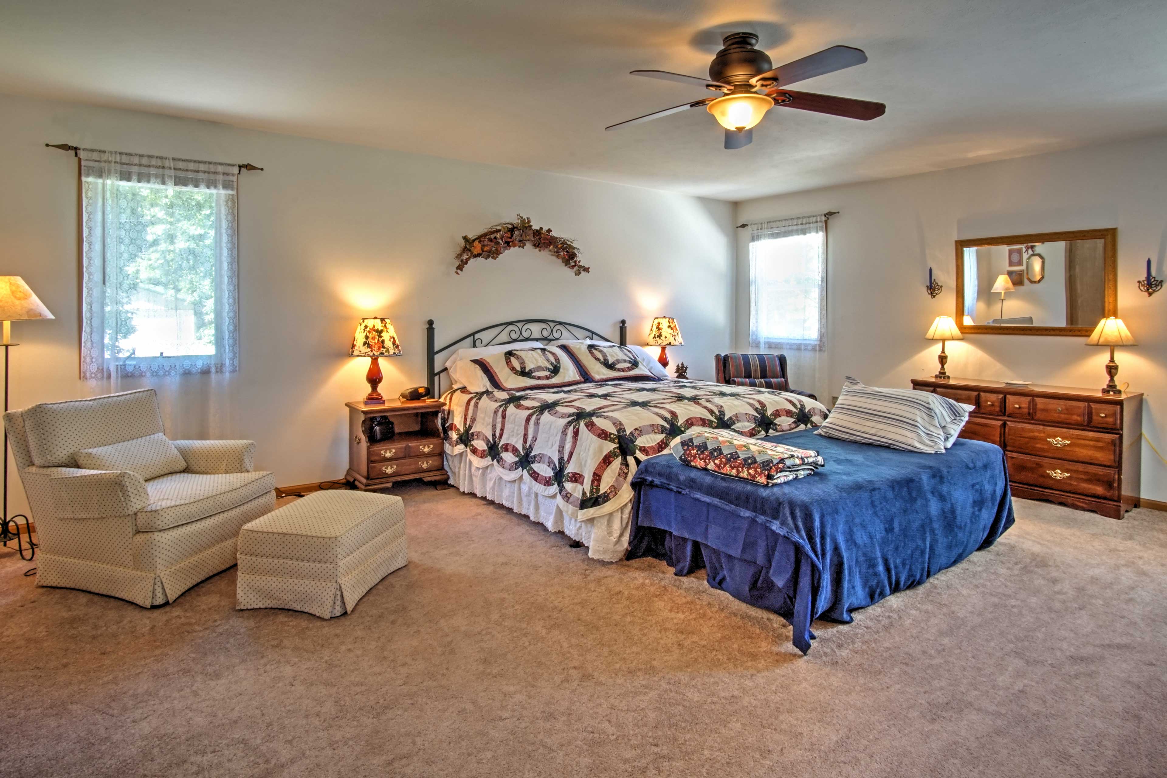 Waterfront Vandalia House w/ Dock on Donnell Lake!