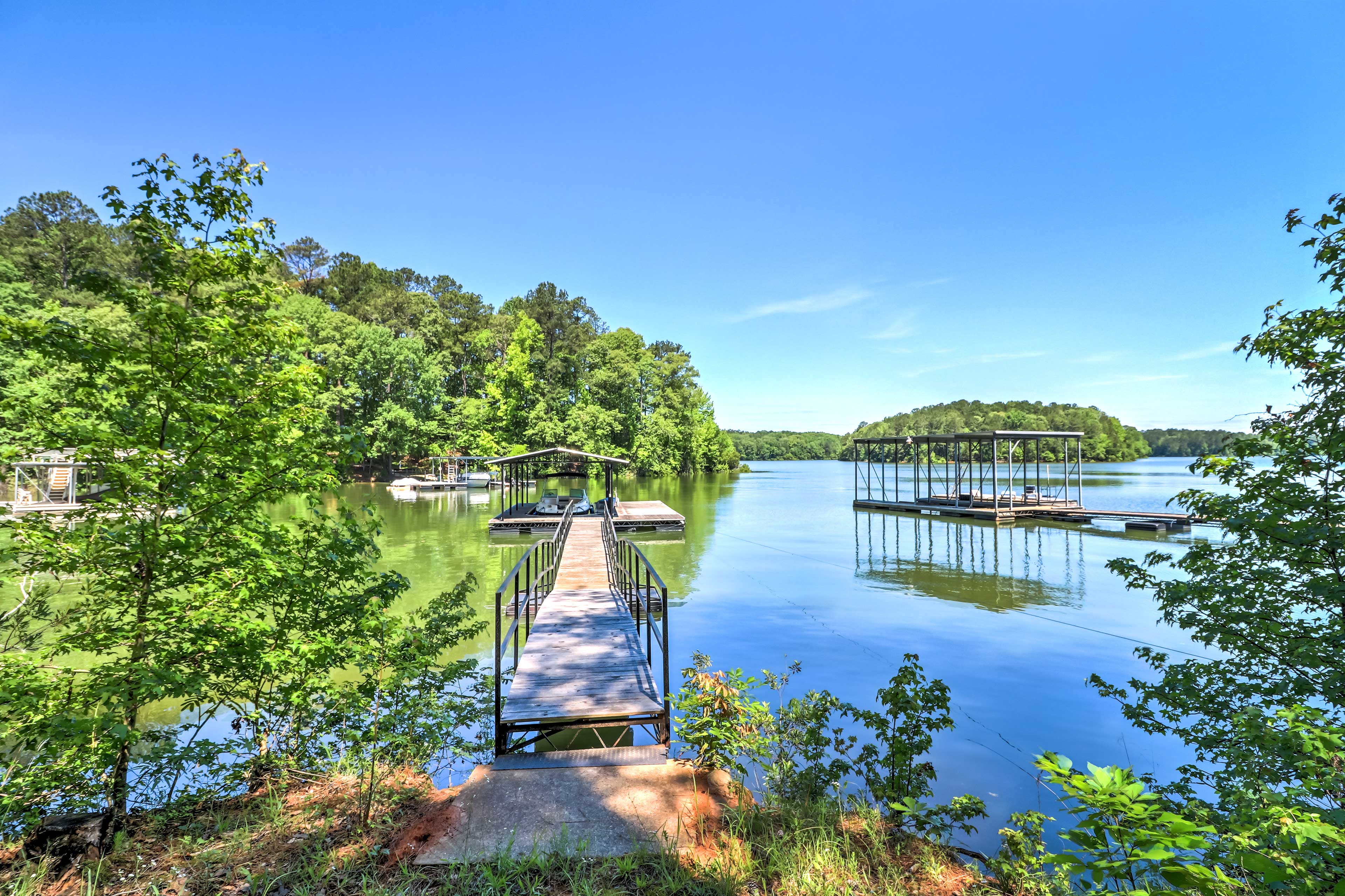 Property Image 1 - Waterfront West Point Lake Cabin w/ Private Dock!