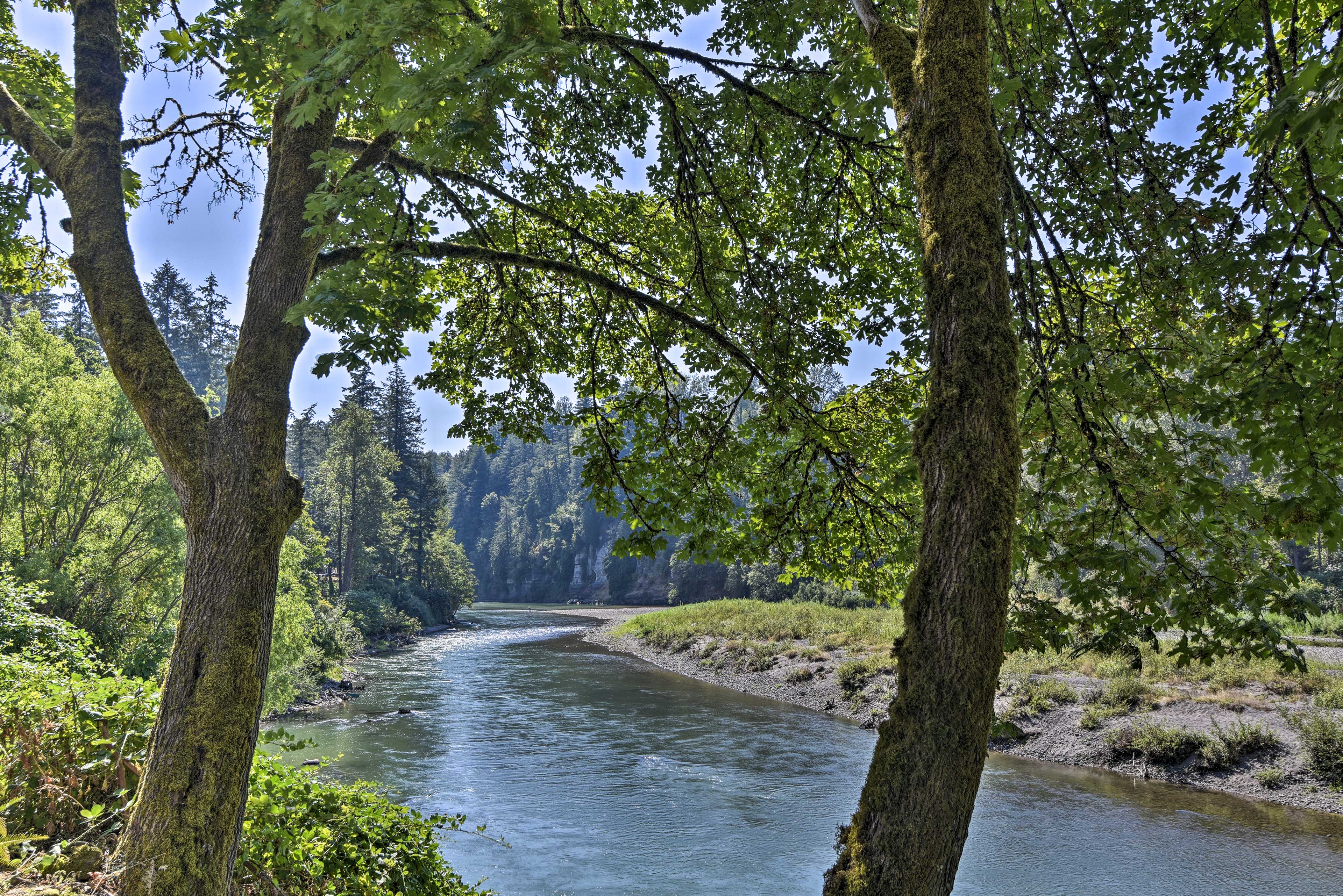 Property Image 2 - Waterfront Troutdale Hideaway: Sandy River Fishing