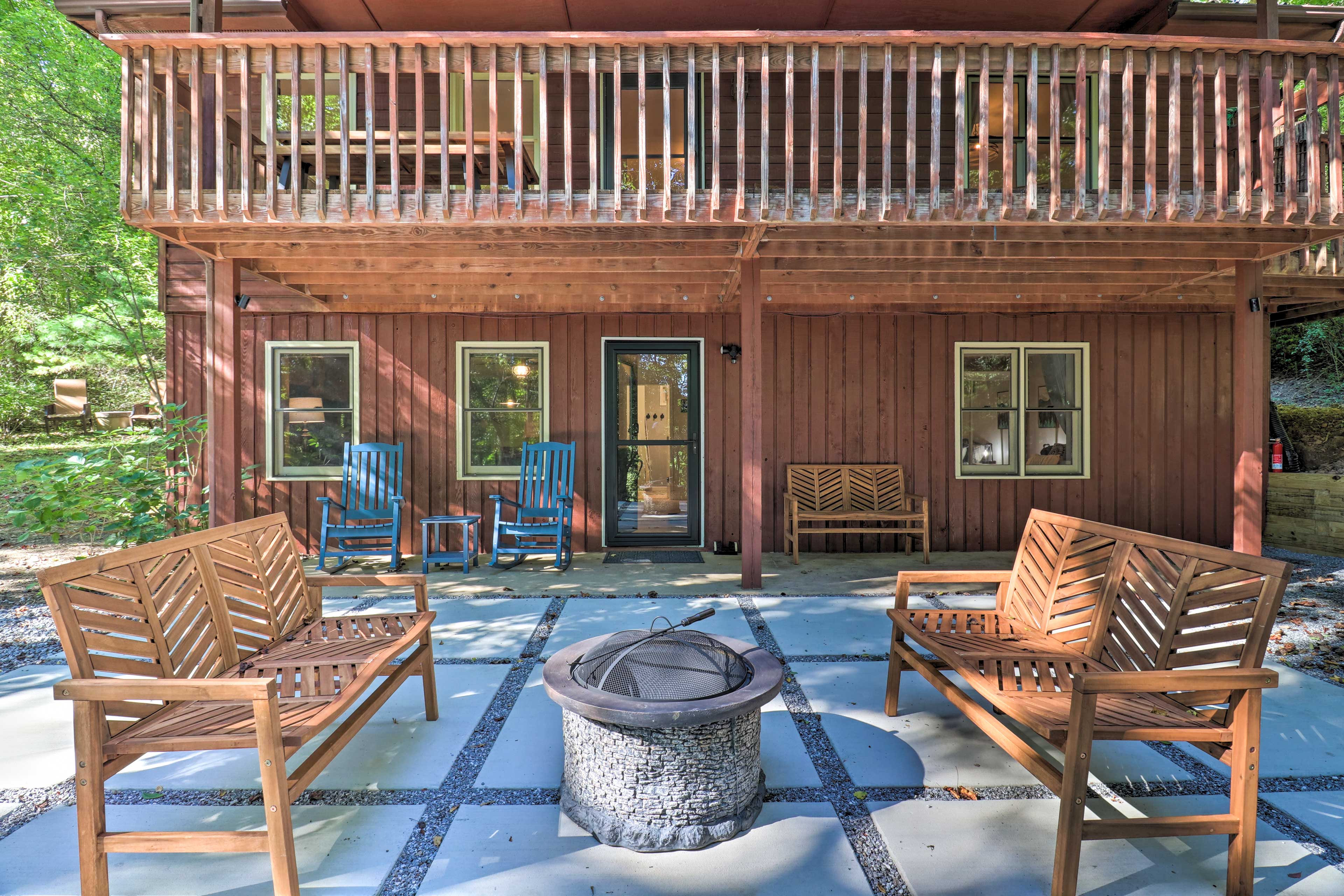 Property Image 1 - Weaverville Home w/ Wraparound Deck & Fire Pit!