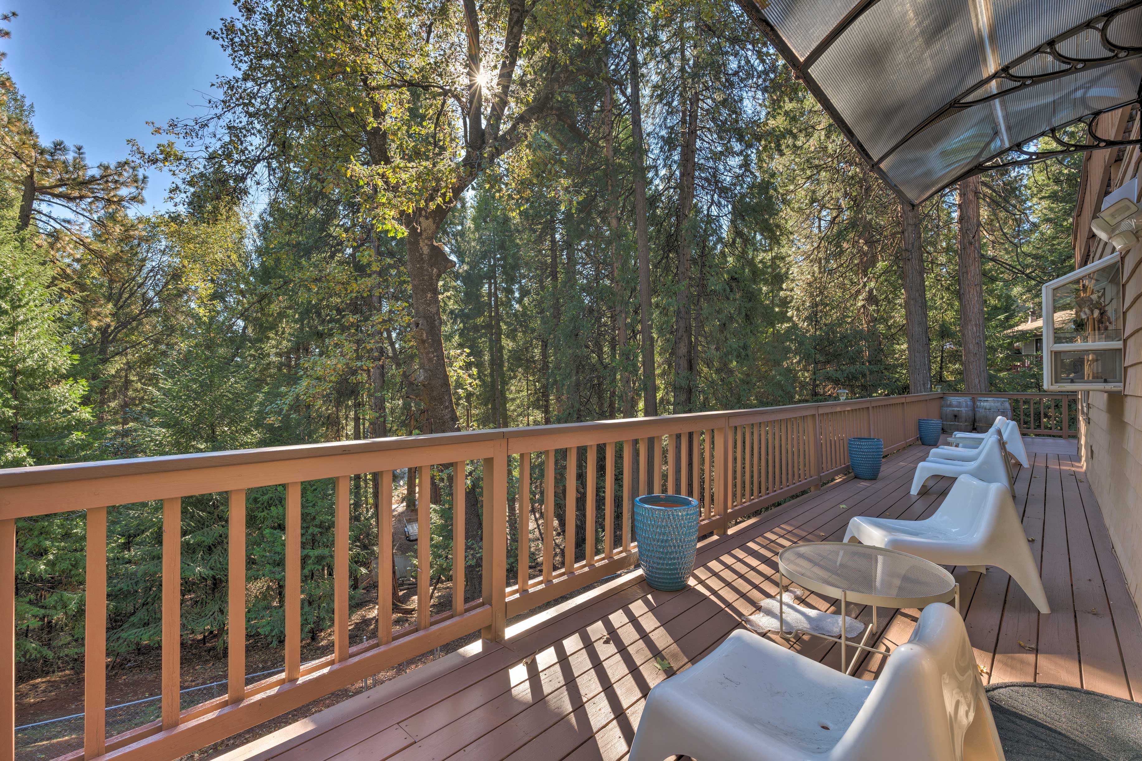 Property Image 2 - Serene Pioneer Cabin w/ Deck - Near Hiking Trails!