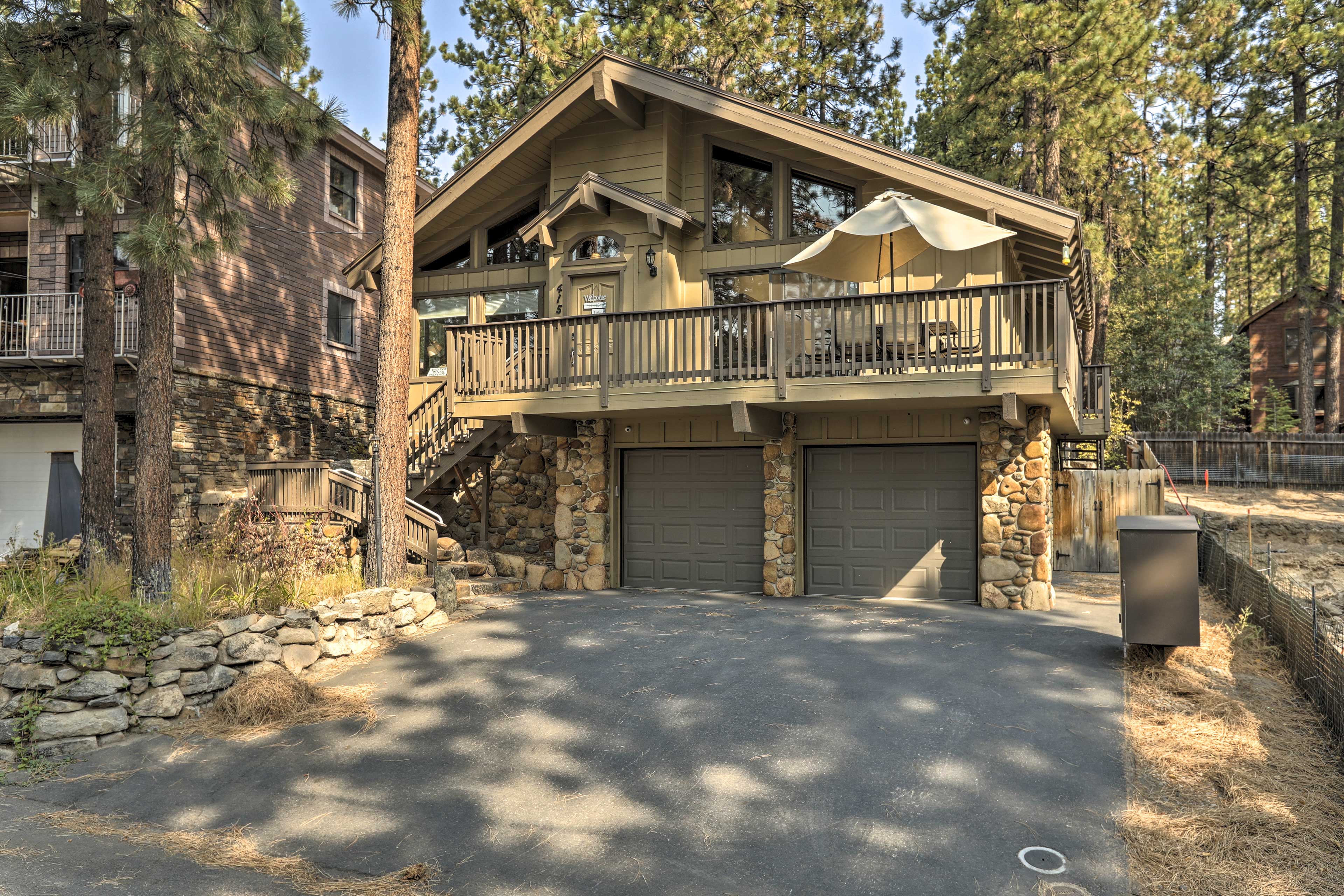 Property Image 1 - Zephyr Cove Escape with Deck - Steps to Beach!