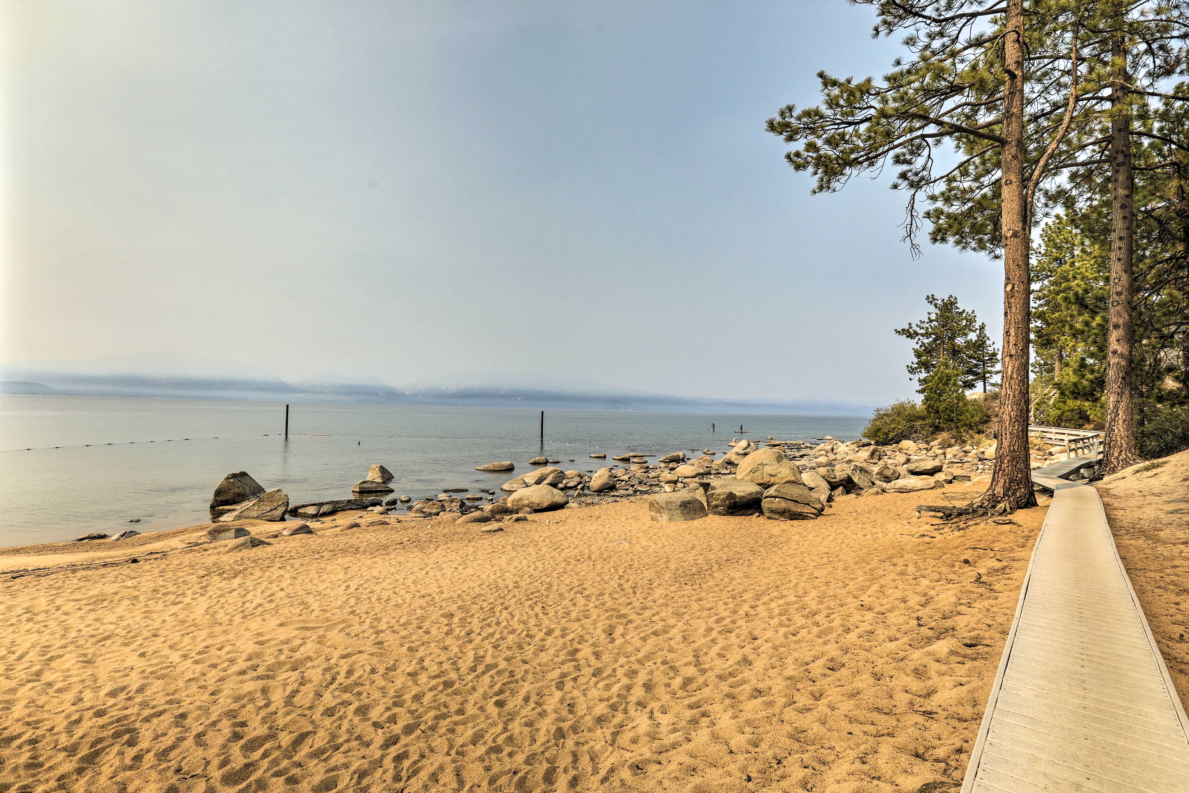 Property Image 2 - Zephyr Cove Escape with Deck - Steps to Beach!