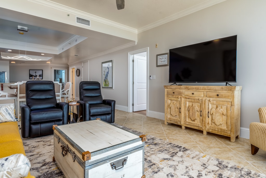 Ride The Waving Big Screen TV Dauphin Island Condo