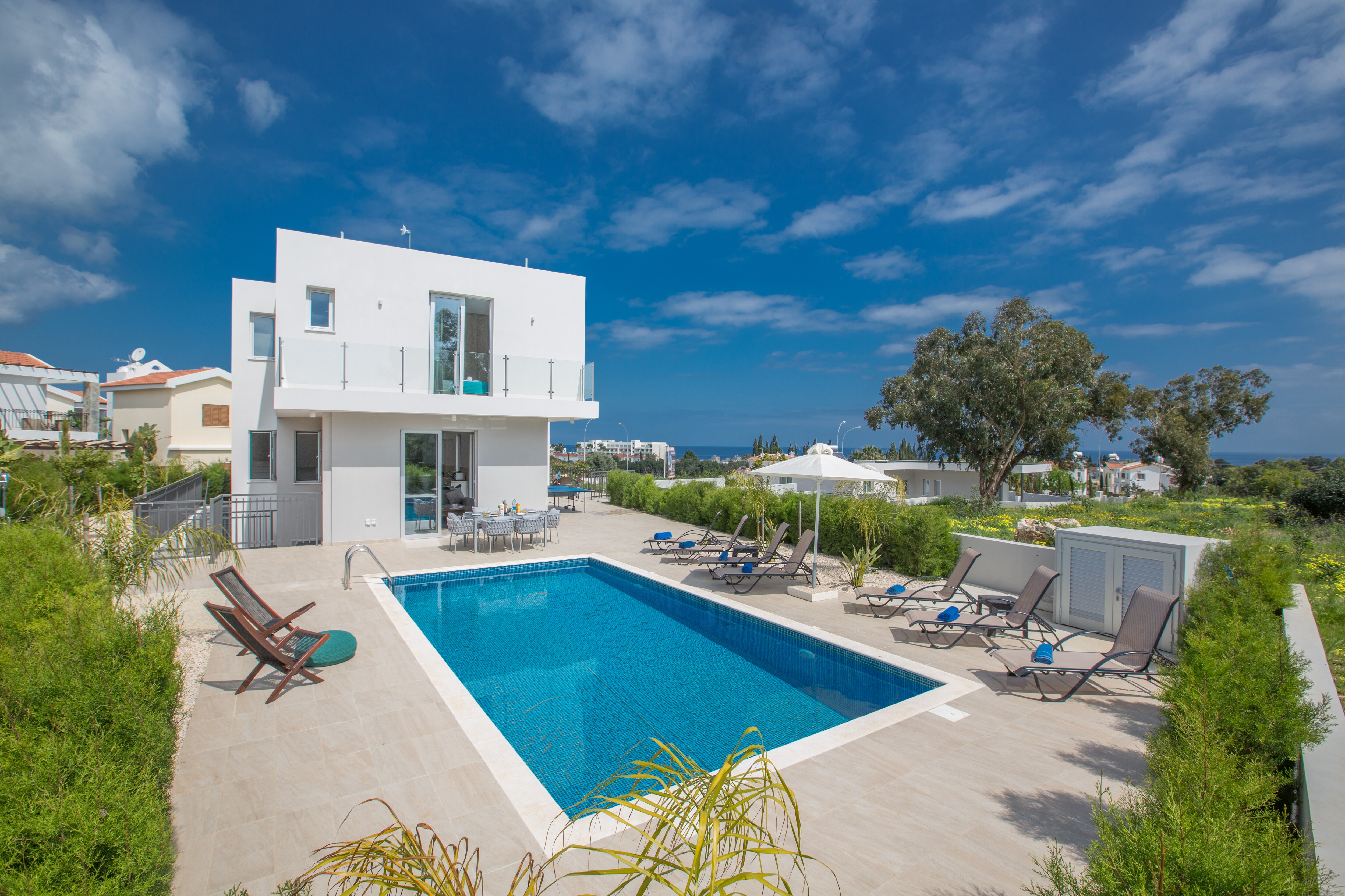 Property Image 1 - Villa Po490b, Modern 5bdr Protaras Villa with Pool, Close to the Beaches