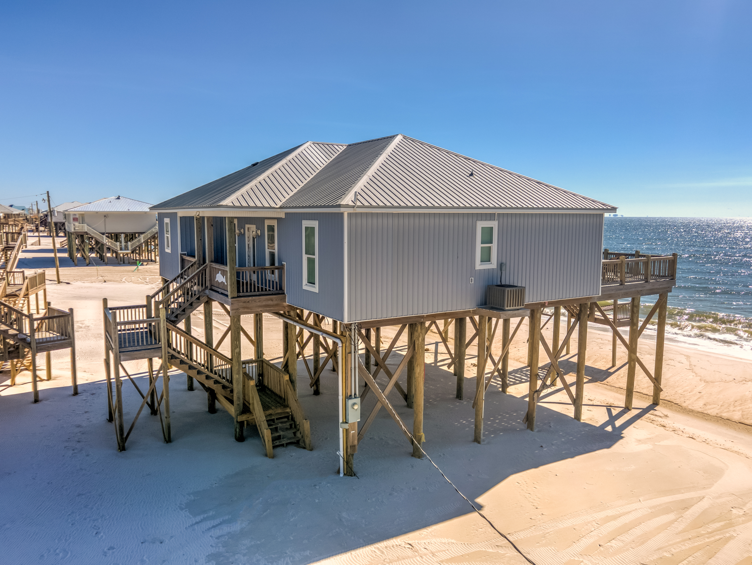 Beachfront Beach House Dauphin Island