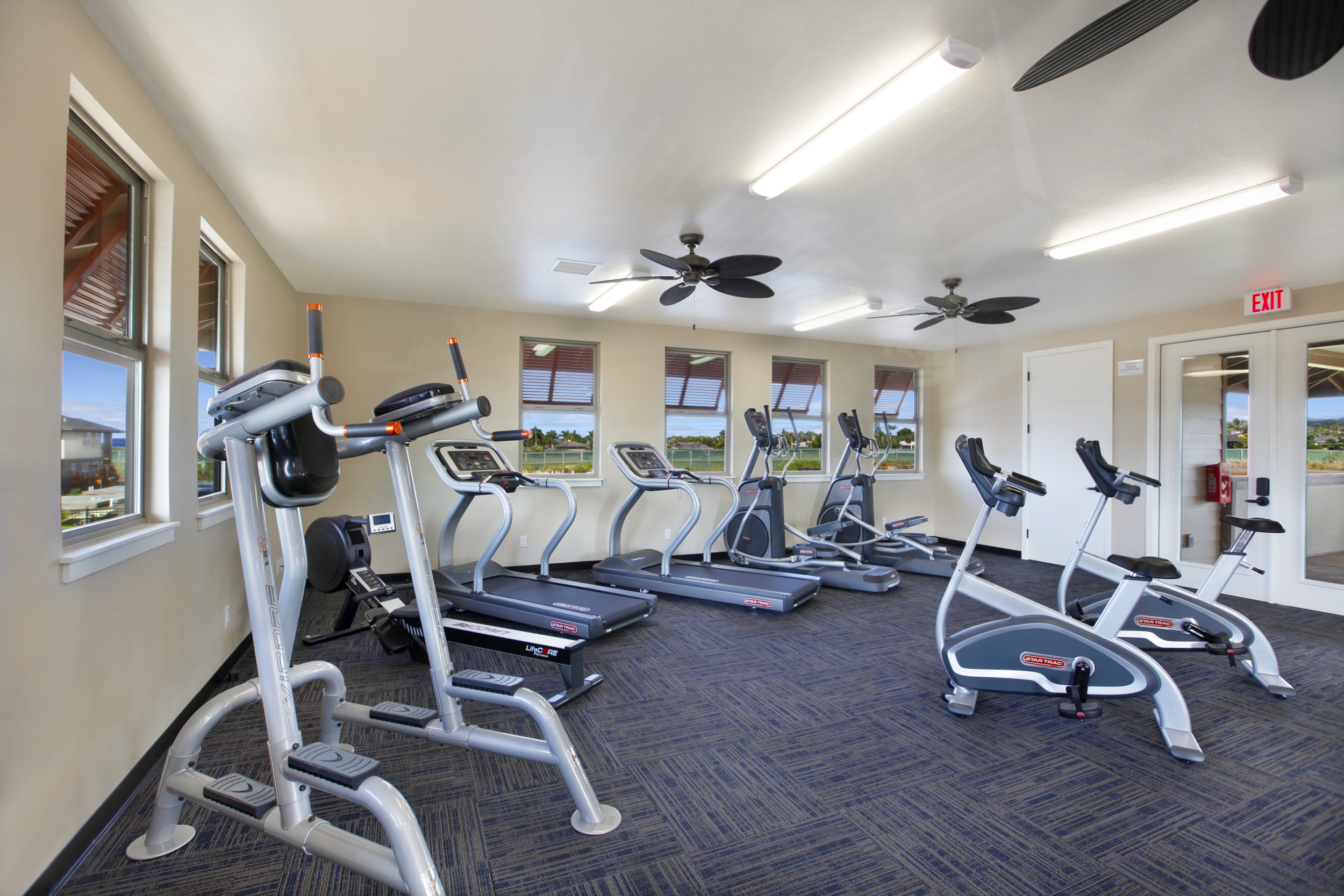 Stay active during your stay with access to the fully equipped onsite fitness center.