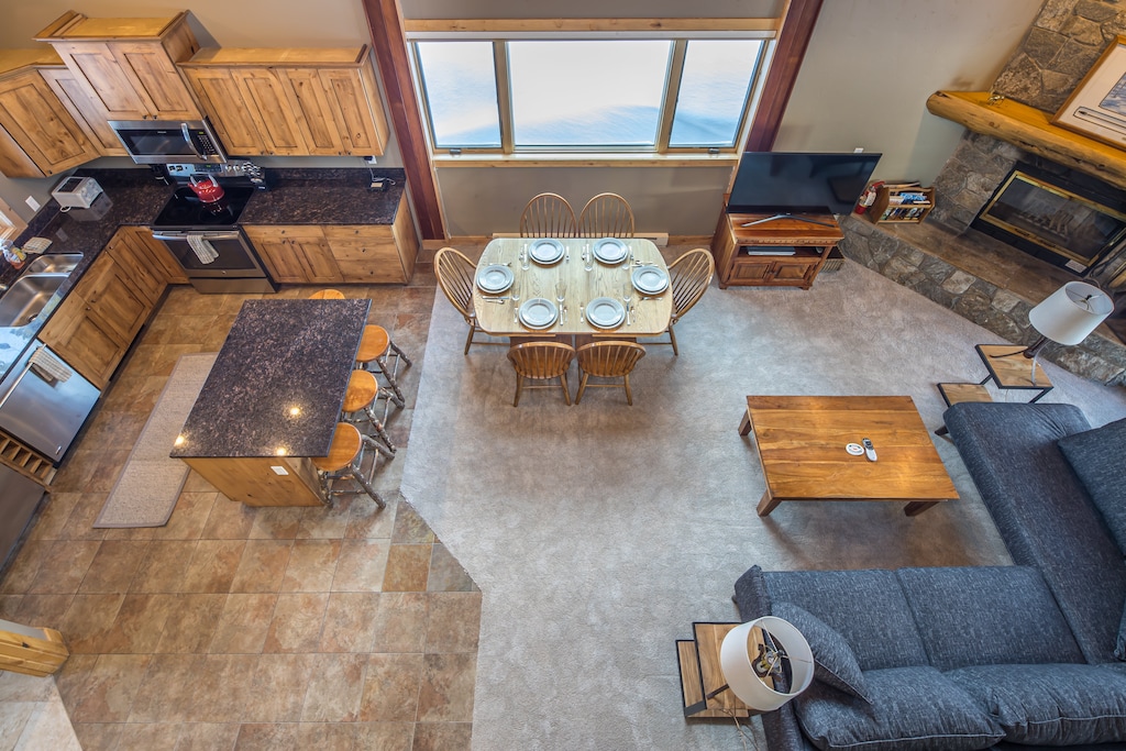 Light the fire for cozy vibes | Main Level